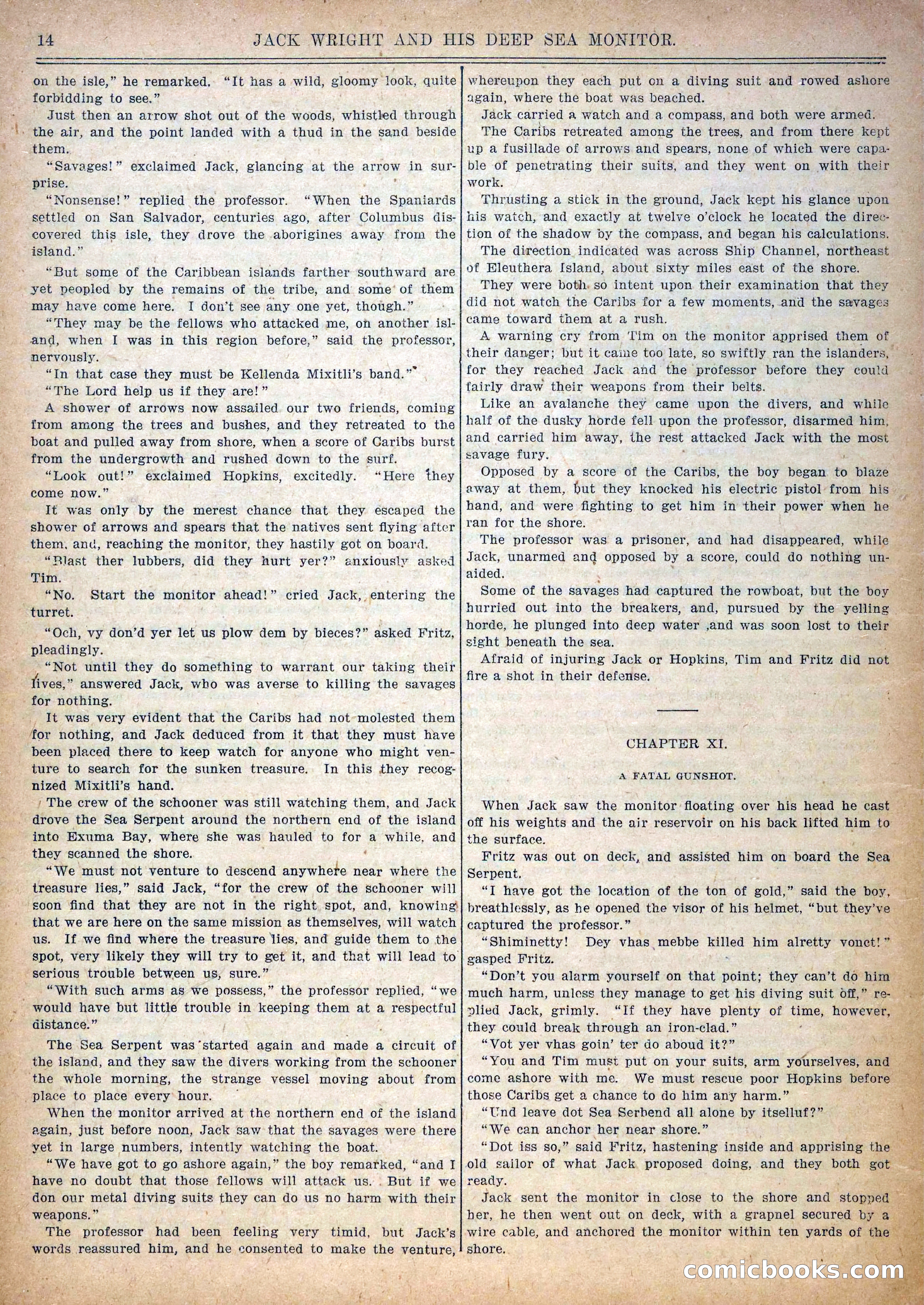 Pluck and Luck #139: Jack Wright and His Deep Sea Monitor — page 15 of 34