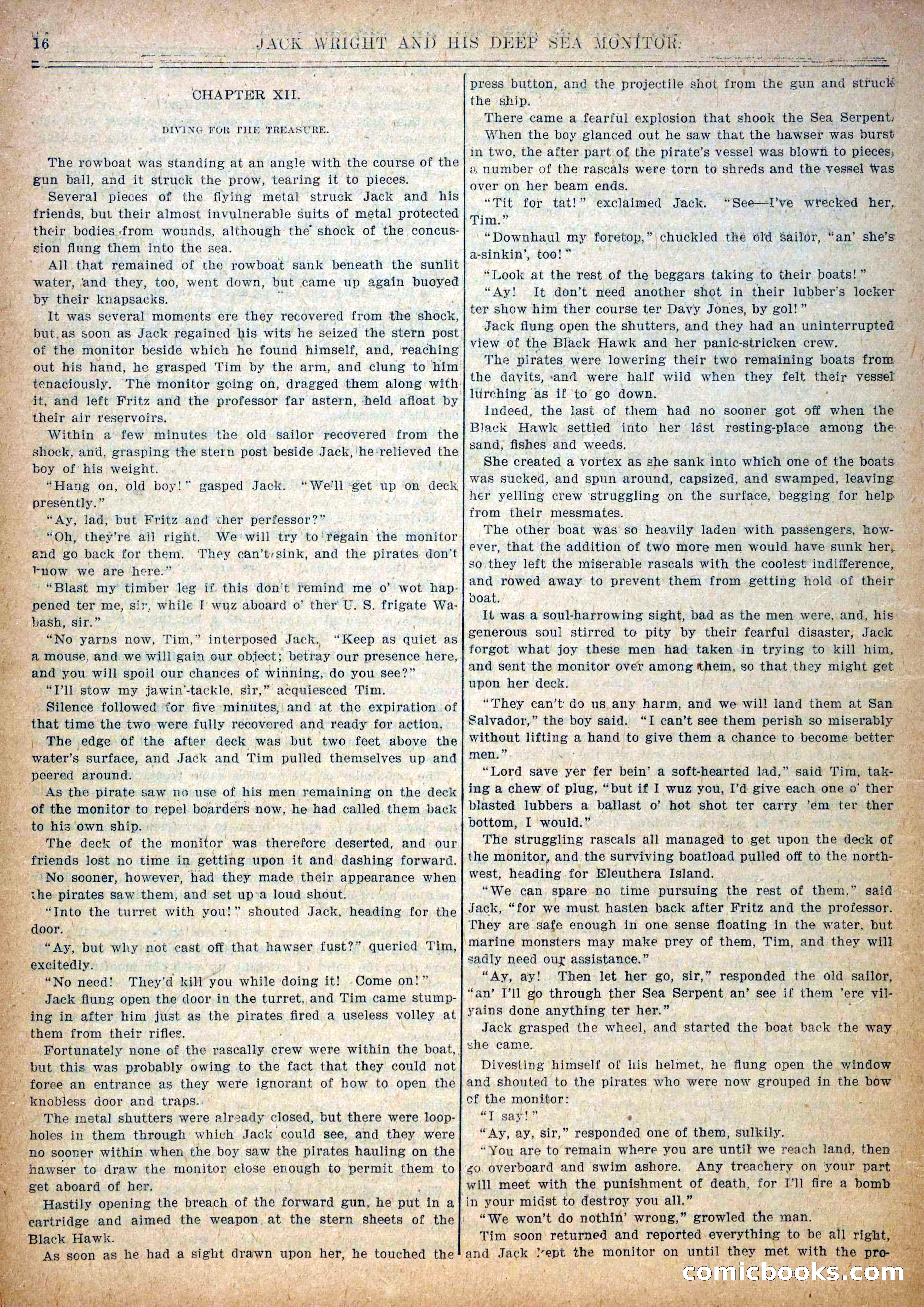 Pluck and Luck #139: Jack Wright and His Deep Sea Monitor — page 17 of 34