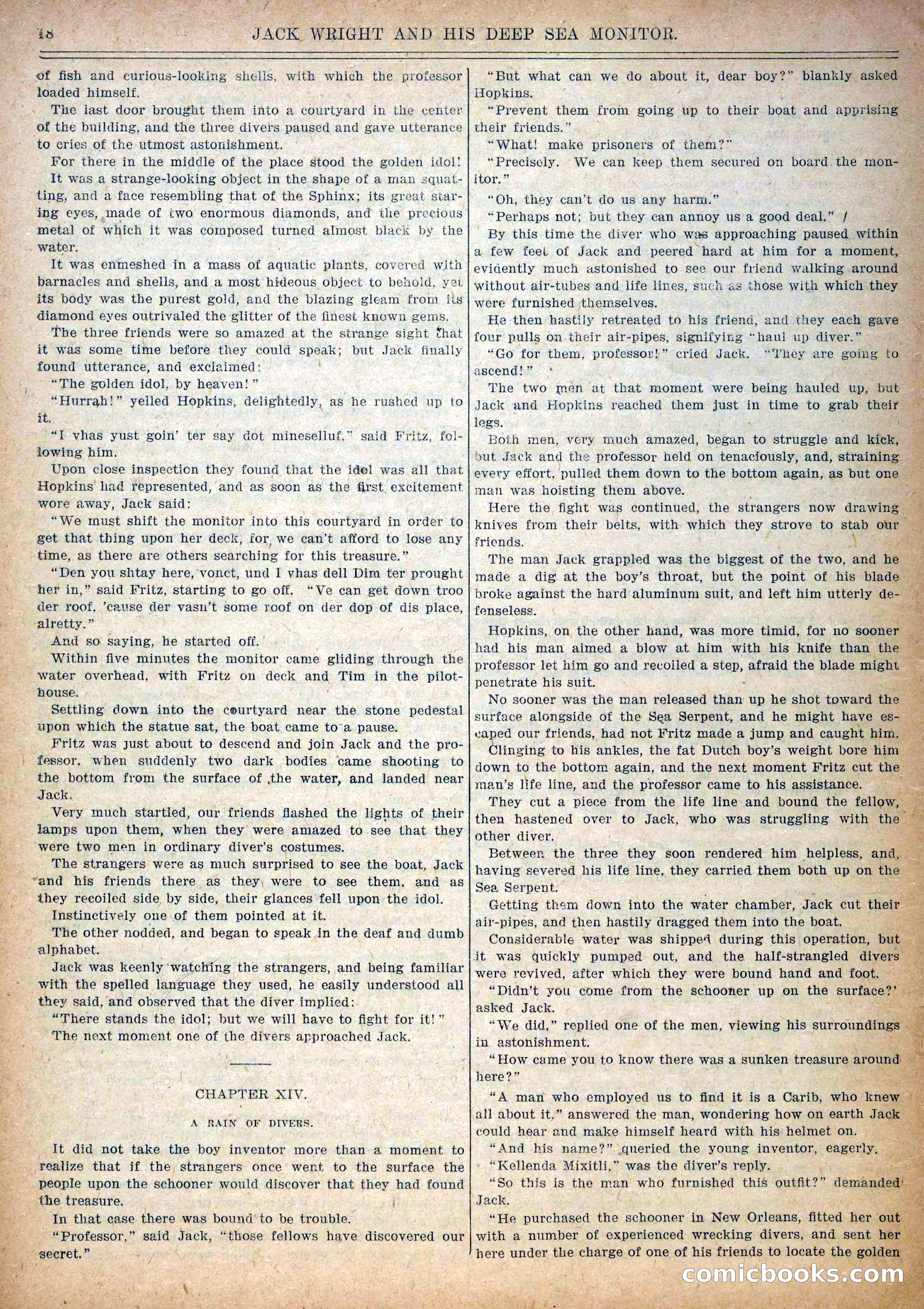 Pluck and Luck #139: Jack Wright and His Deep Sea Monitor — page 19 of 34