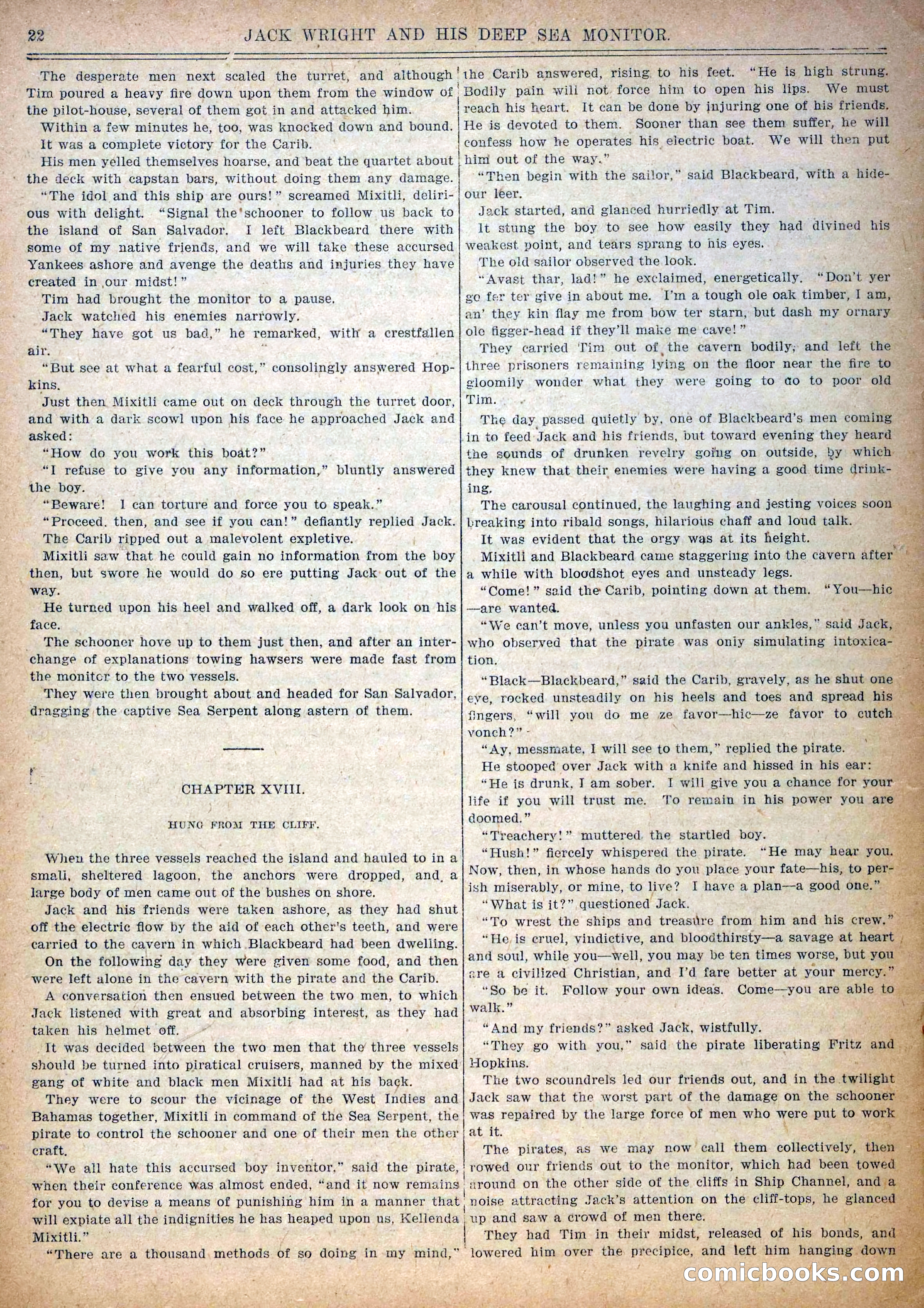 Pluck and Luck #139: Jack Wright and His Deep Sea Monitor — page 23 of 34