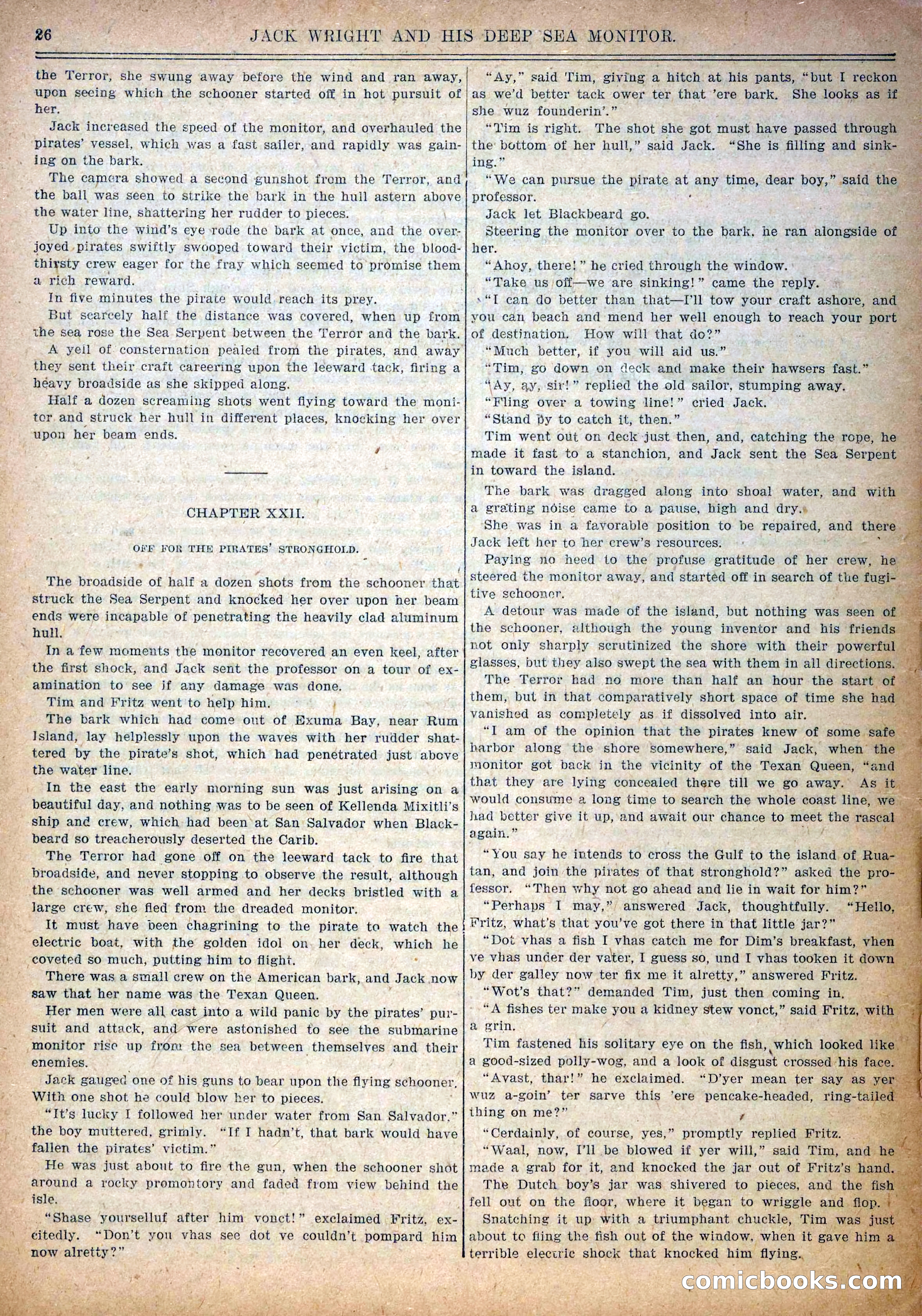 Pluck and Luck #139: Jack Wright and His Deep Sea Monitor — page 27 of 34