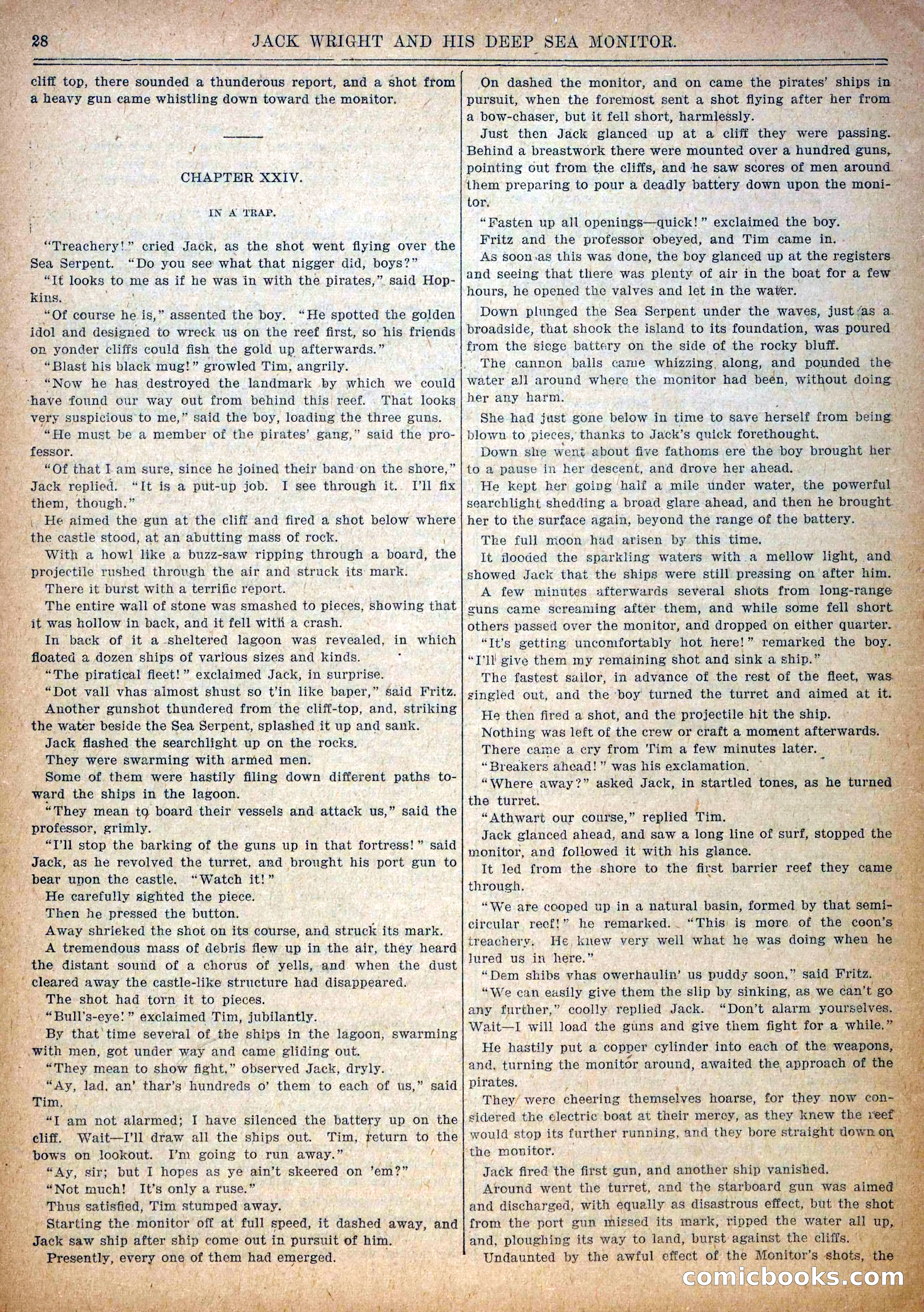 Pluck and Luck #139: Jack Wright and His Deep Sea Monitor — page 29 of 34