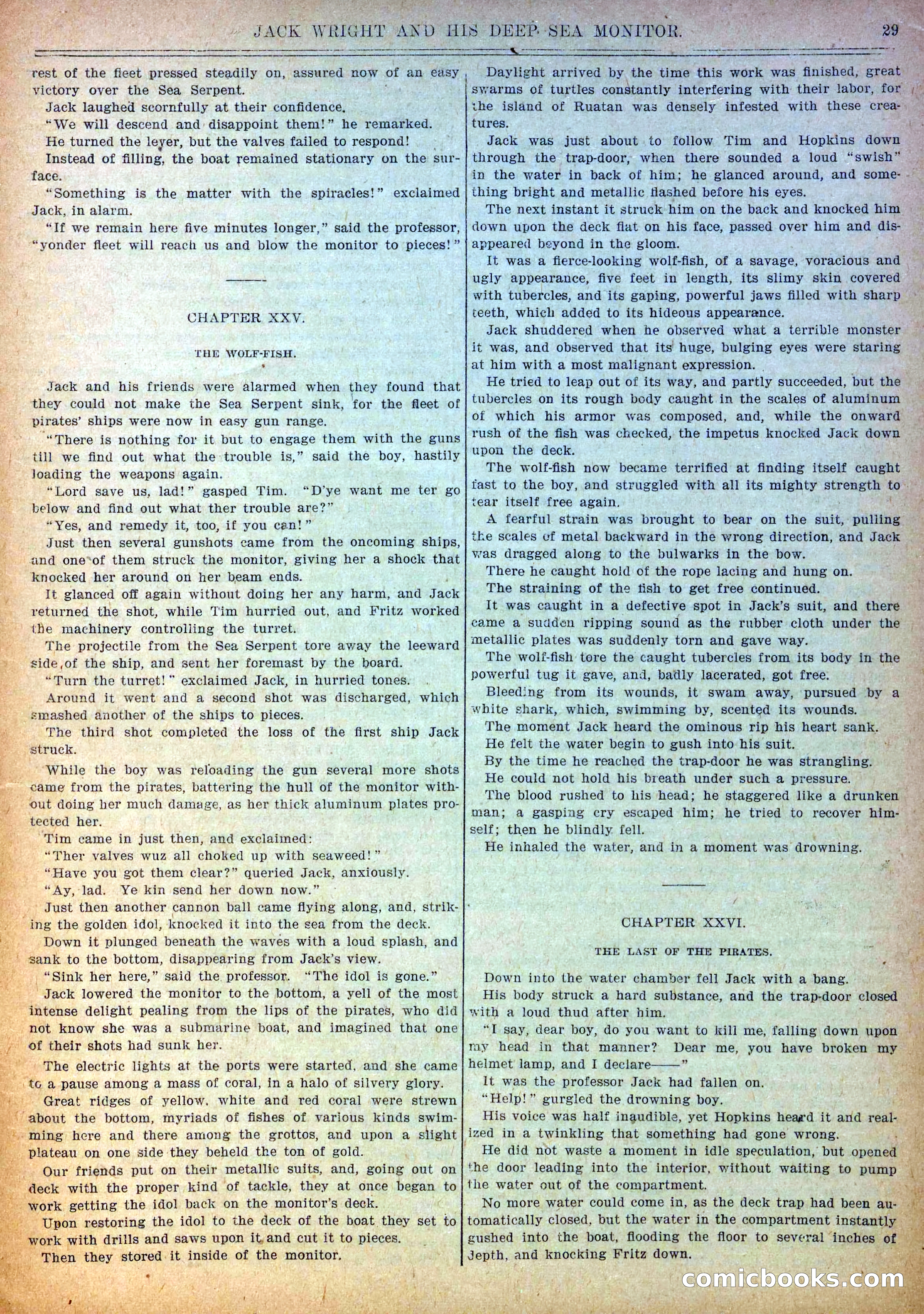 Pluck and Luck #139: Jack Wright and His Deep Sea Monitor — page 30 of 34