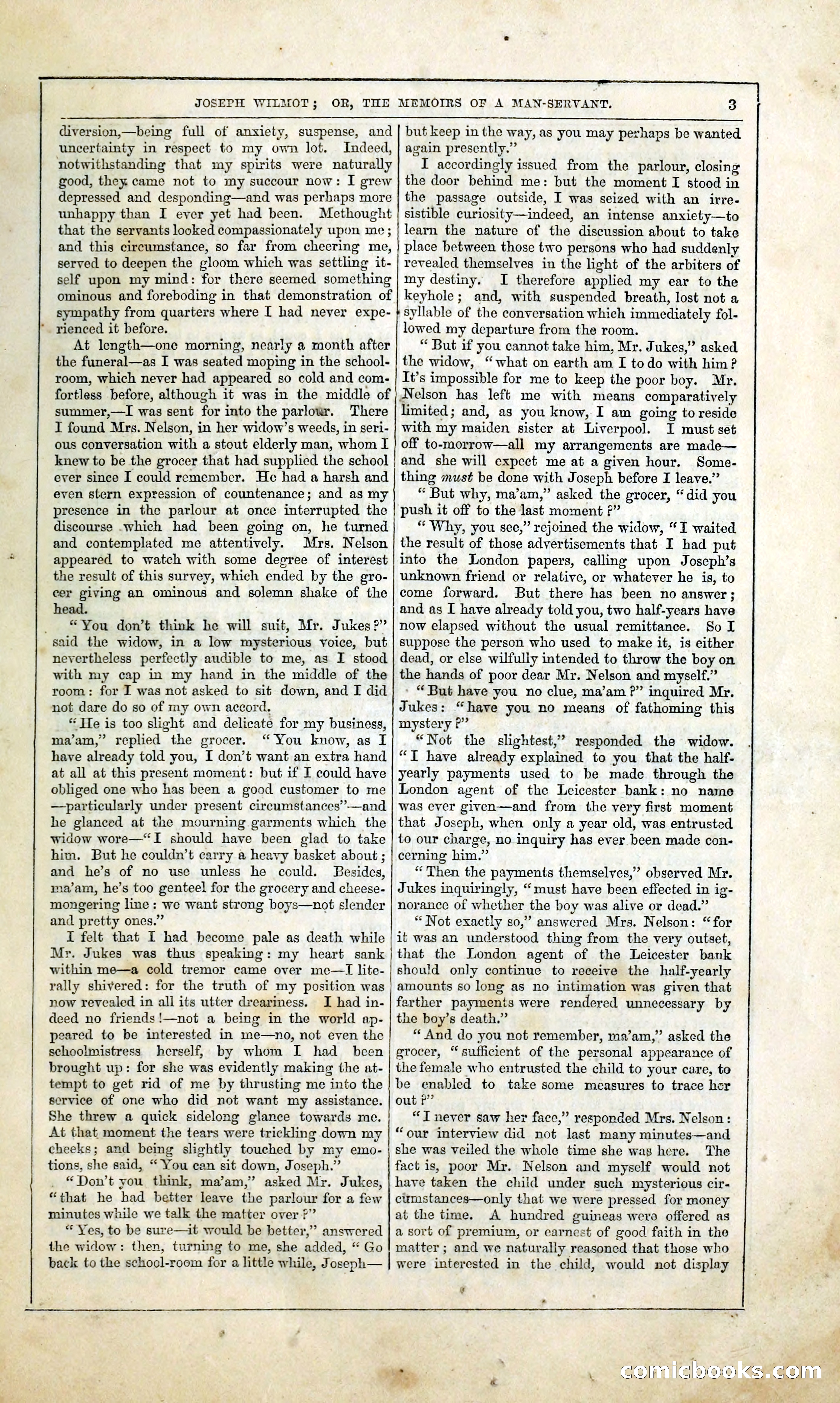 Joseph Wilmot, or, The Memoirs of a Man-Servant — page 16 of 394