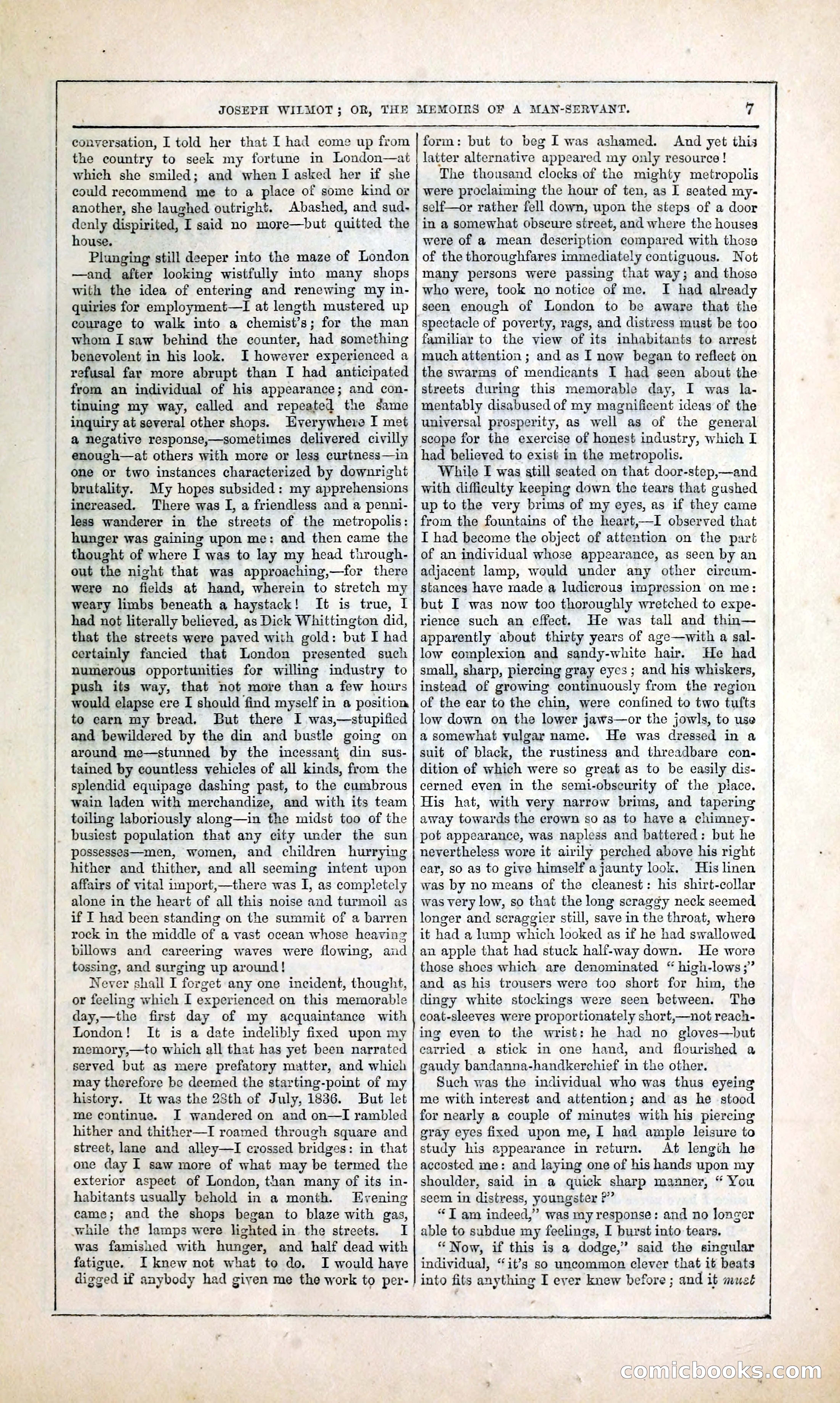 Joseph Wilmot, or, The Memoirs of a Man-Servant — page 20 of 394