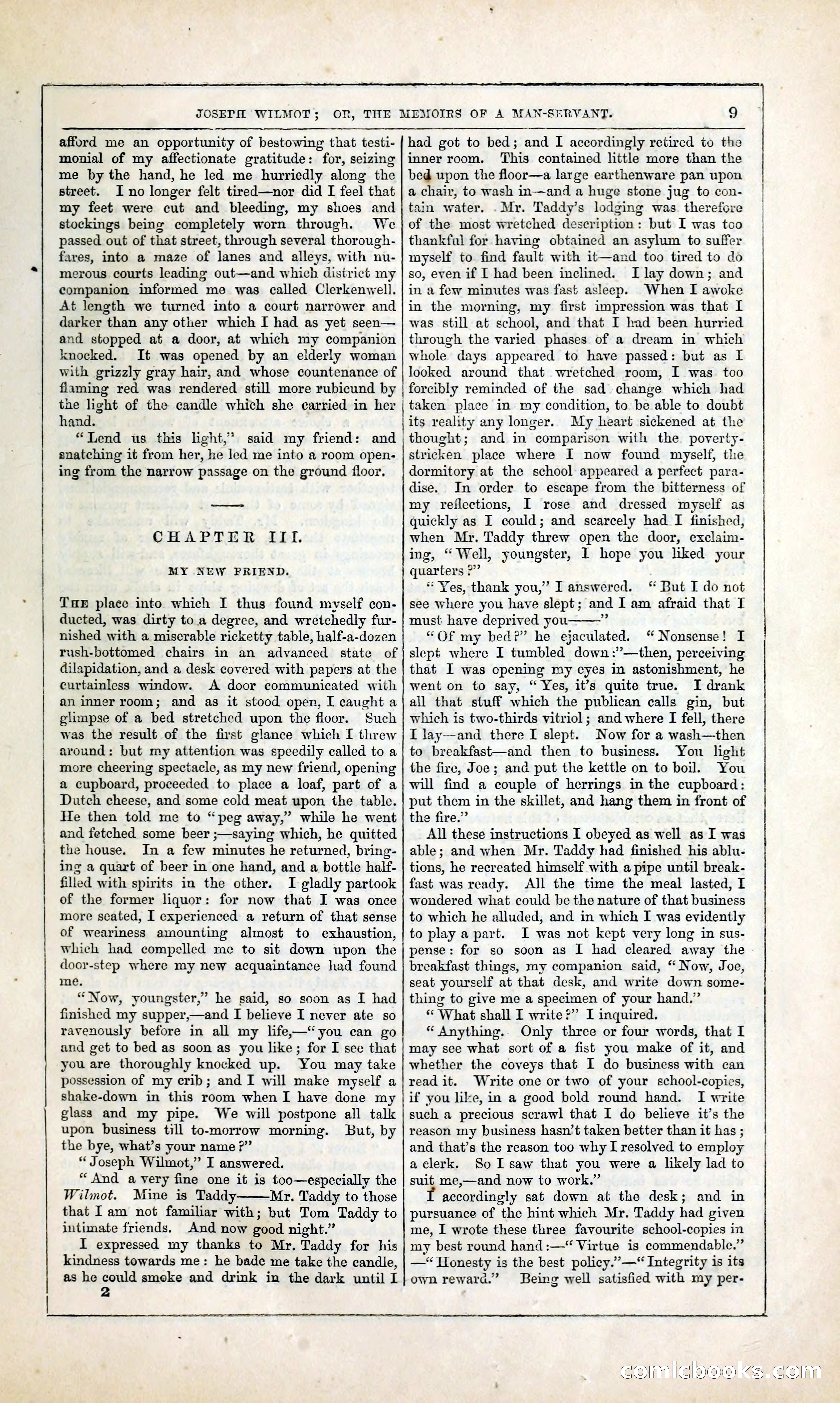 Joseph Wilmot, or, The Memoirs of a Man-Servant — page 22 of 394