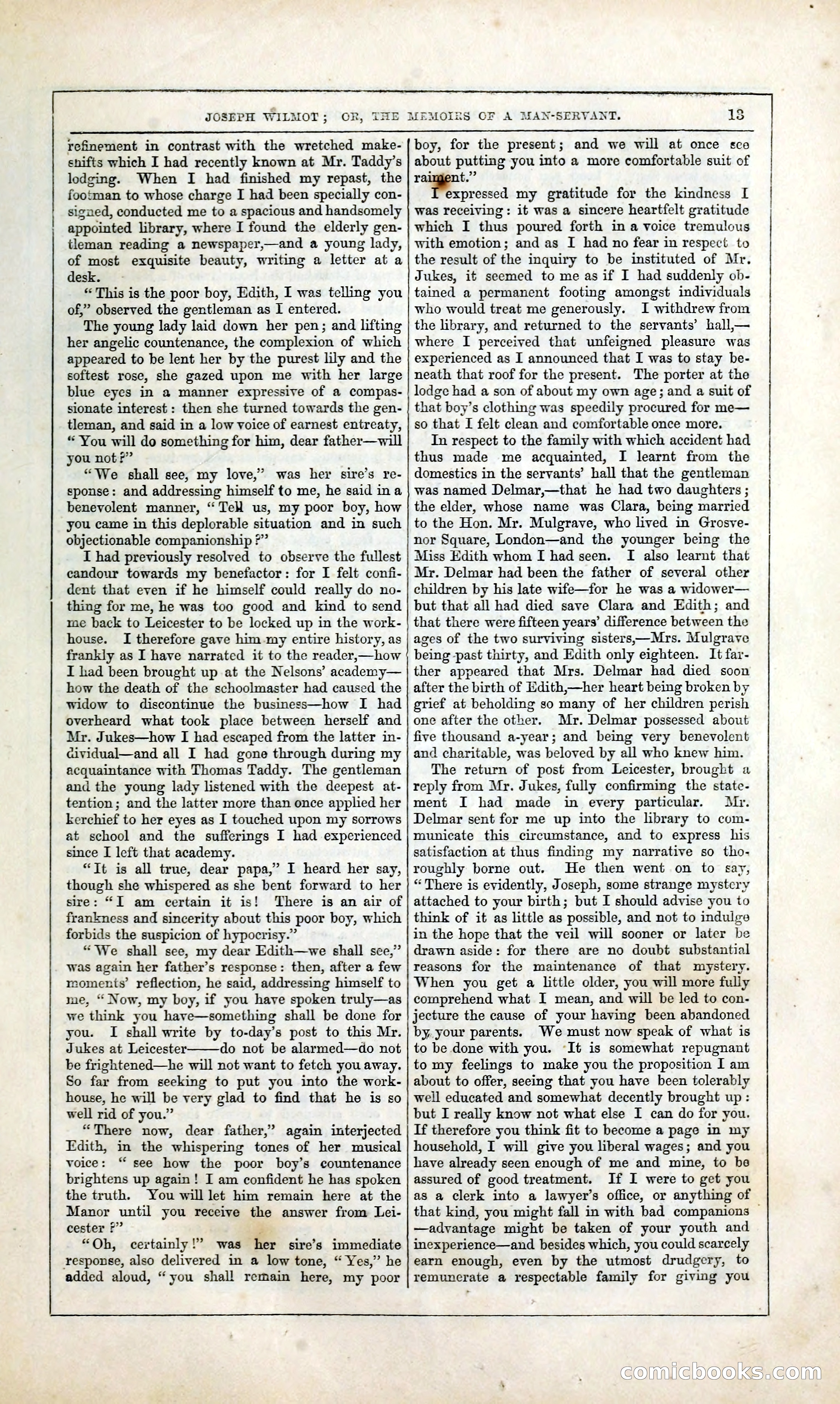Joseph Wilmot, or, The Memoirs of a Man-Servant — page 26 of 394