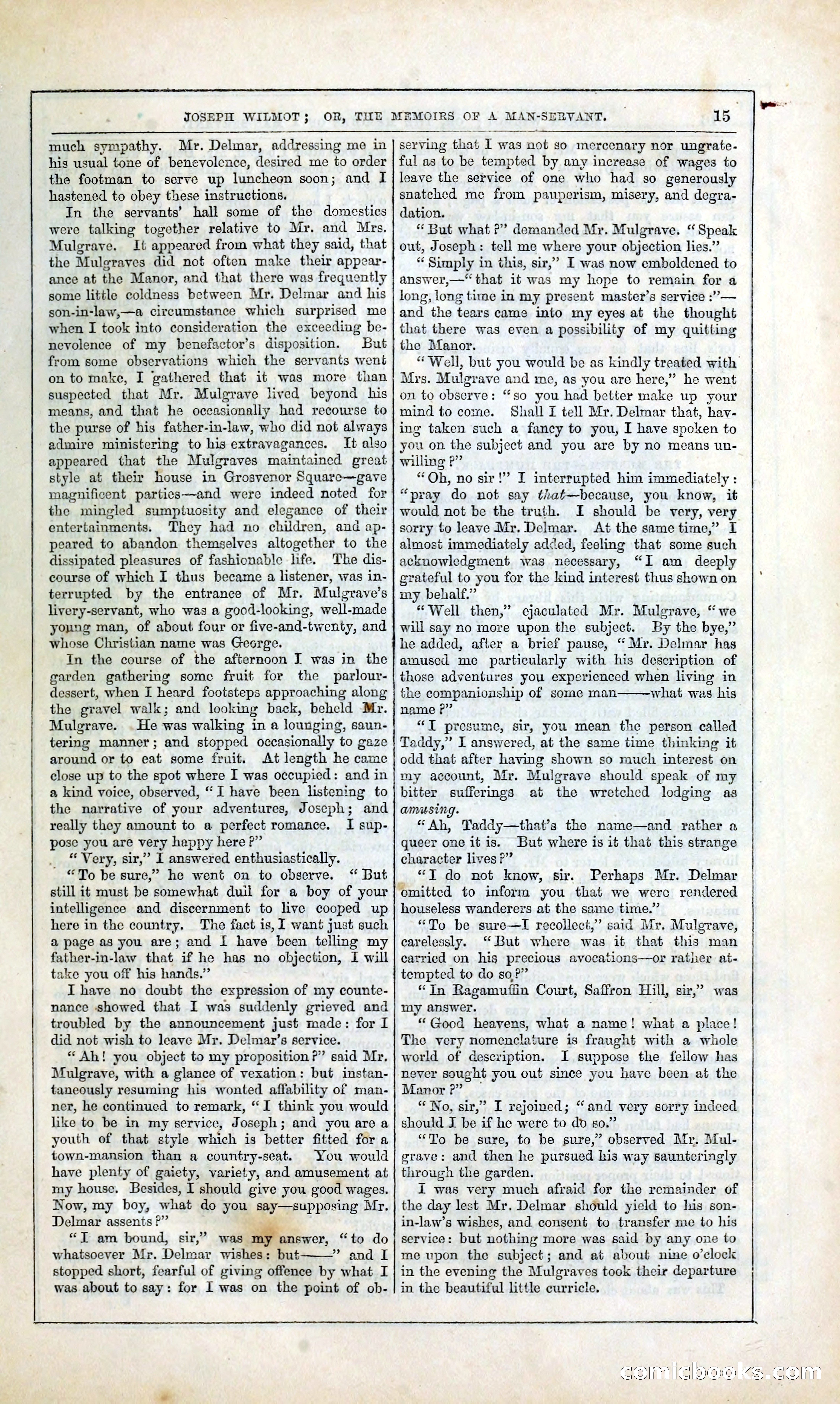 Joseph Wilmot, or, The Memoirs of a Man-Servant — page 28 of 394