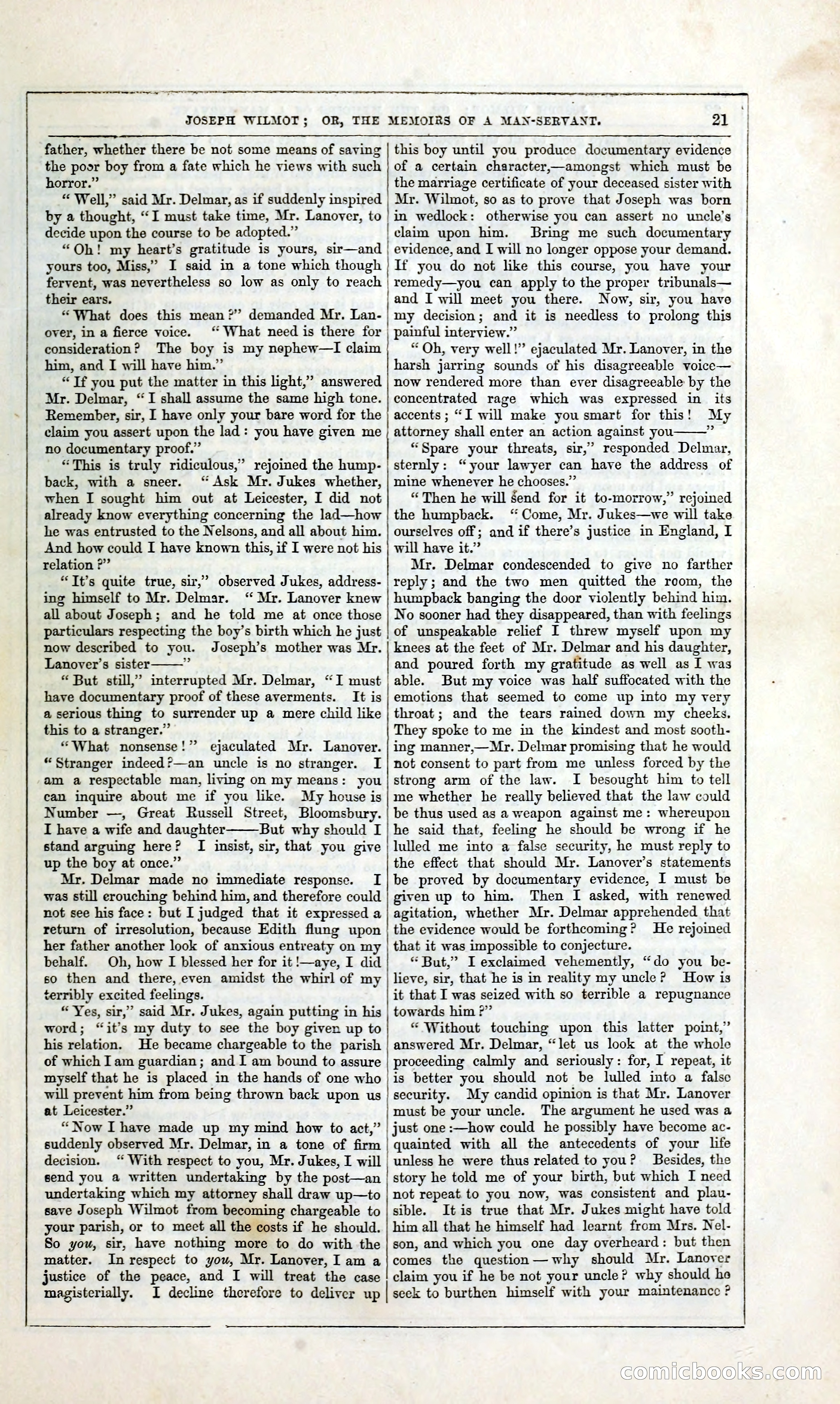 Joseph Wilmot, or, The Memoirs of a Man-Servant — page 34 of 394