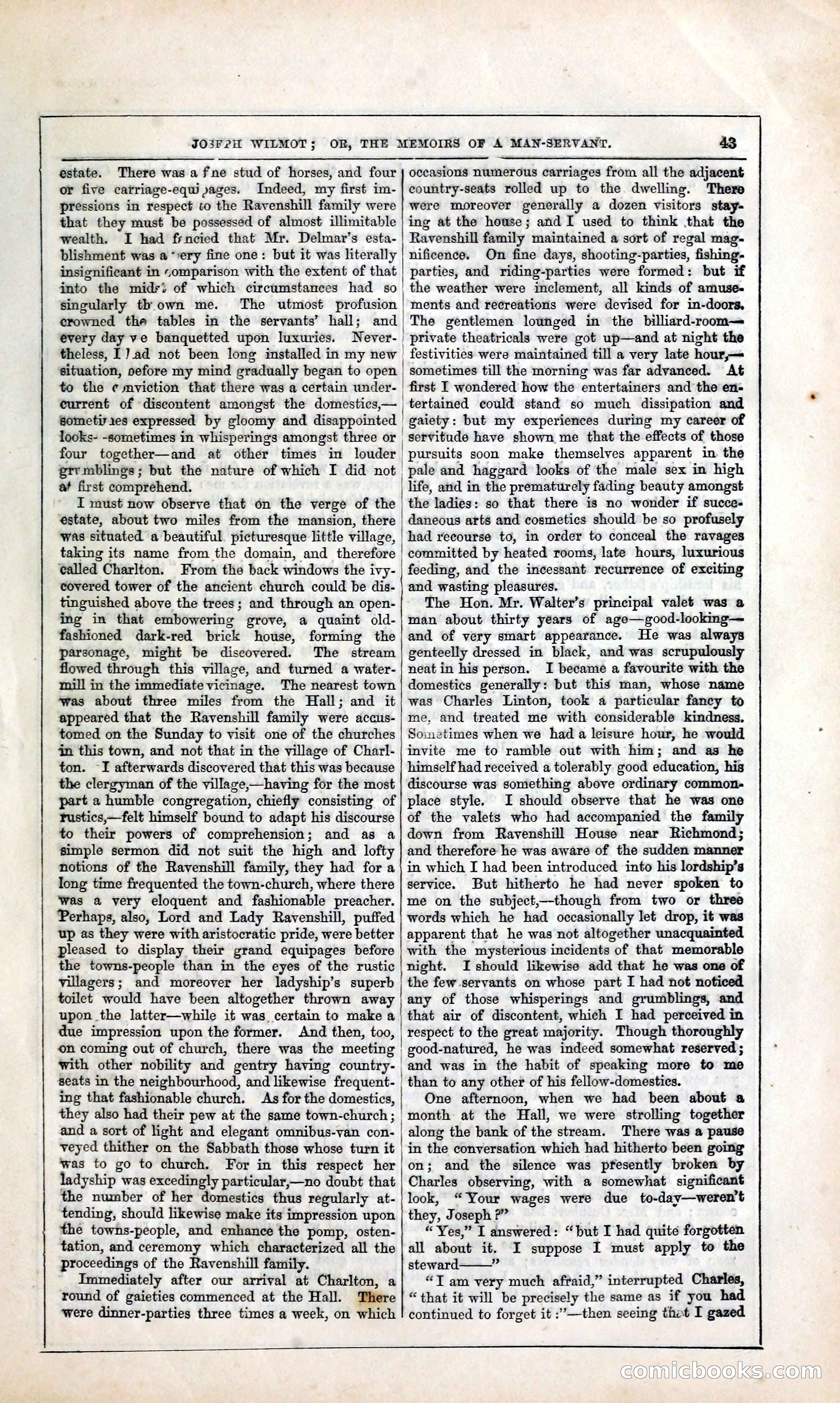 Joseph Wilmot, or, The Memoirs of a Man-Servant — page 56 of 394