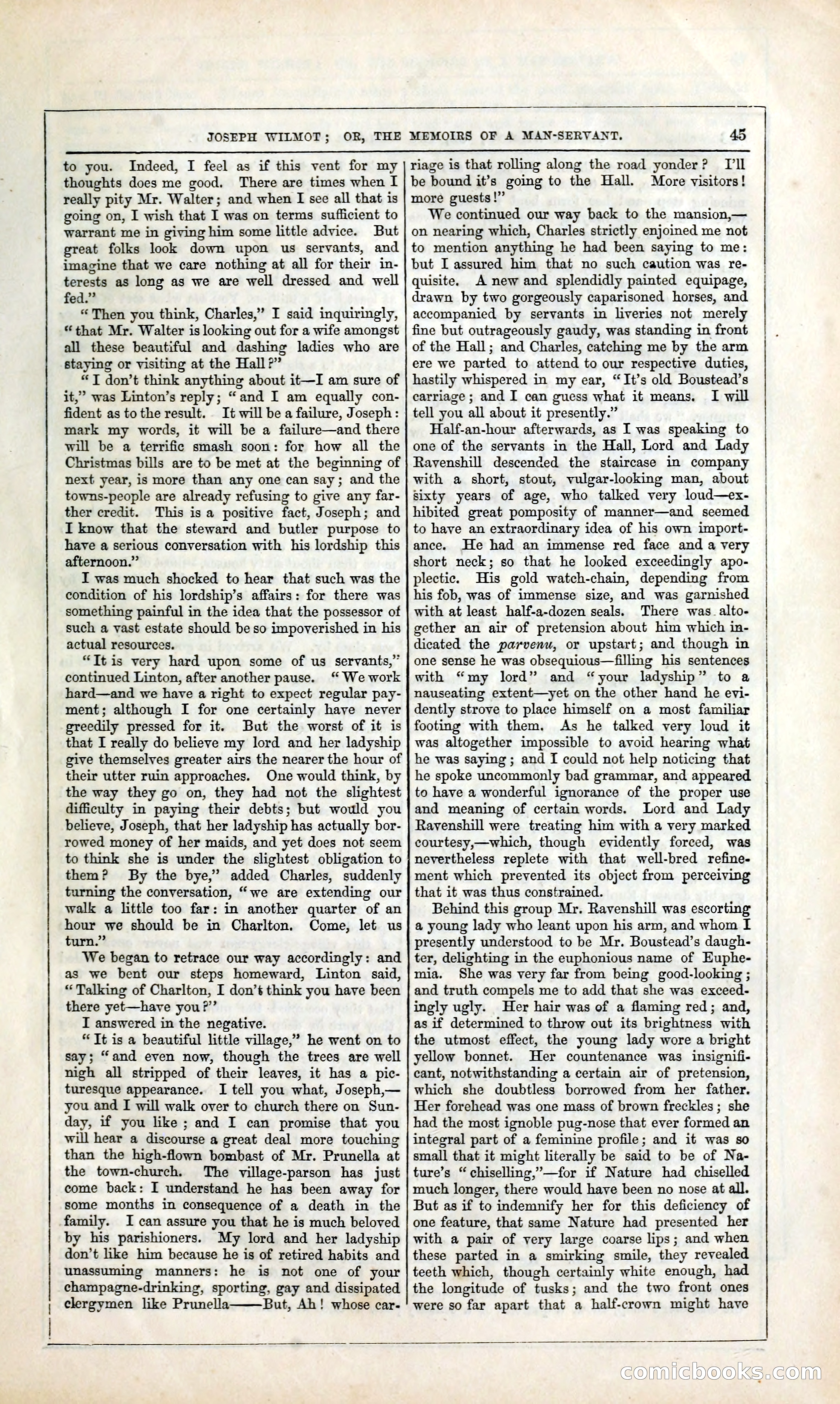 Joseph Wilmot, or, The Memoirs of a Man-Servant — page 58 of 394