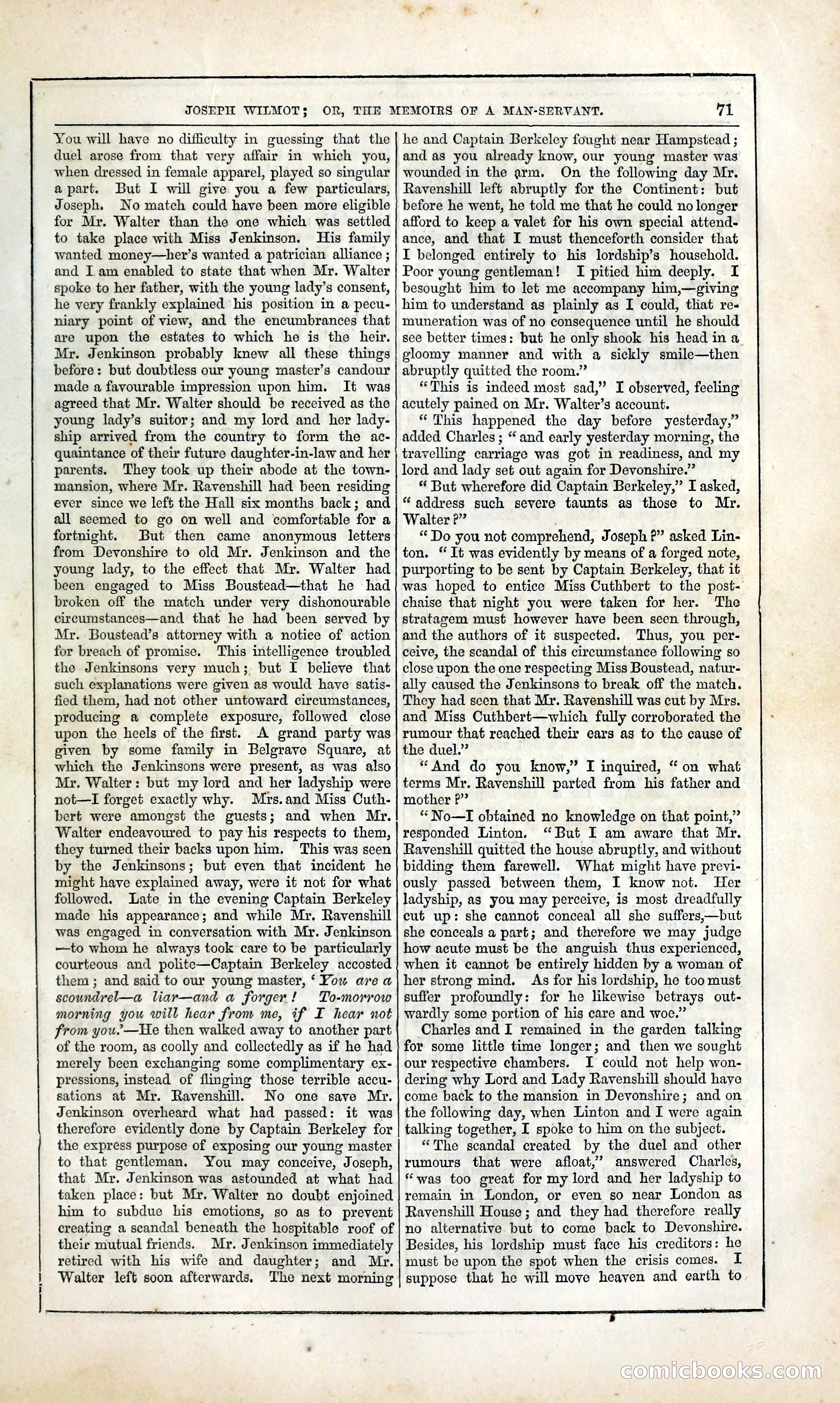 Joseph Wilmot, or, The Memoirs of a Man-Servant — page 84 of 394