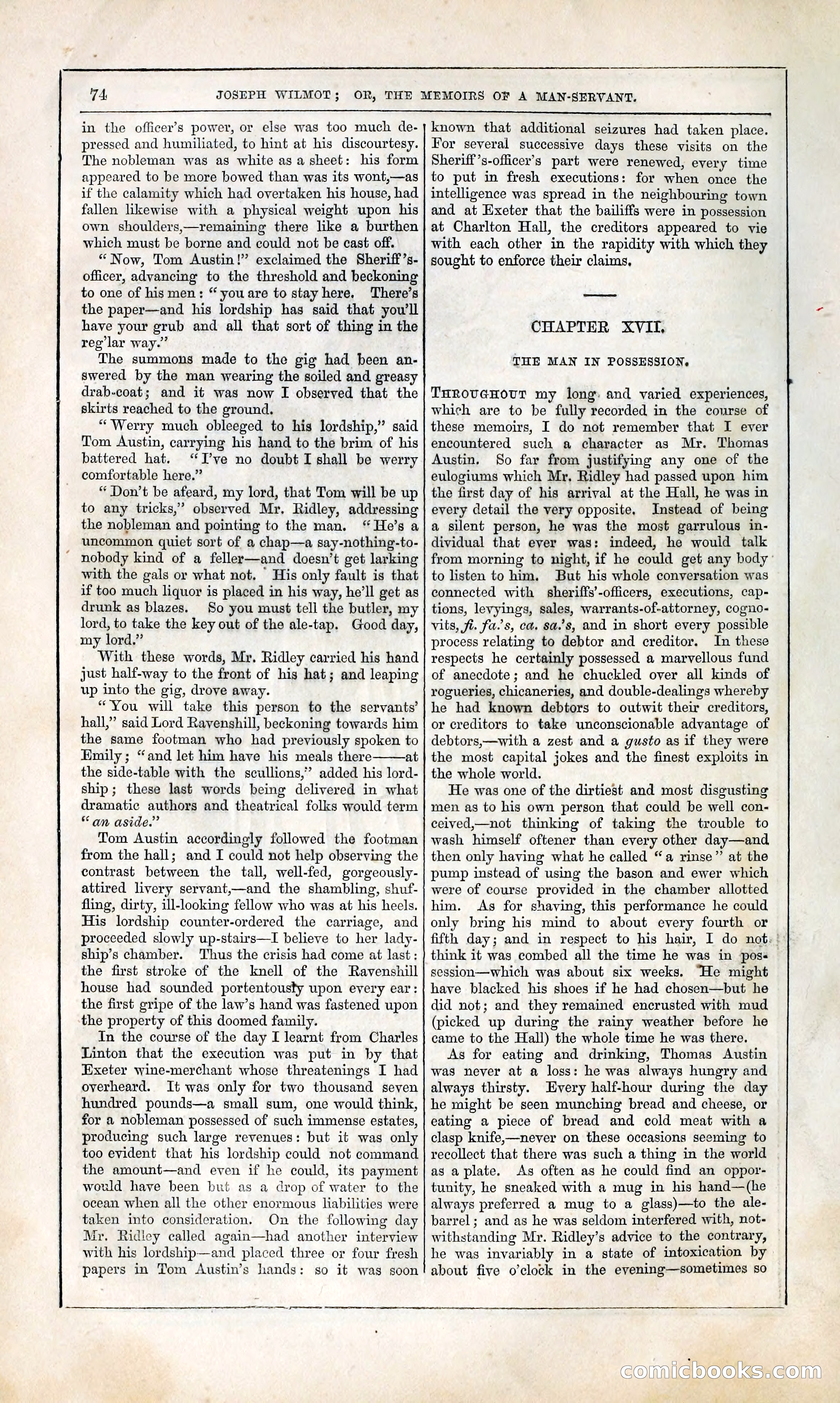 Joseph Wilmot, or, The Memoirs of a Man-Servant — page 87 of 394
