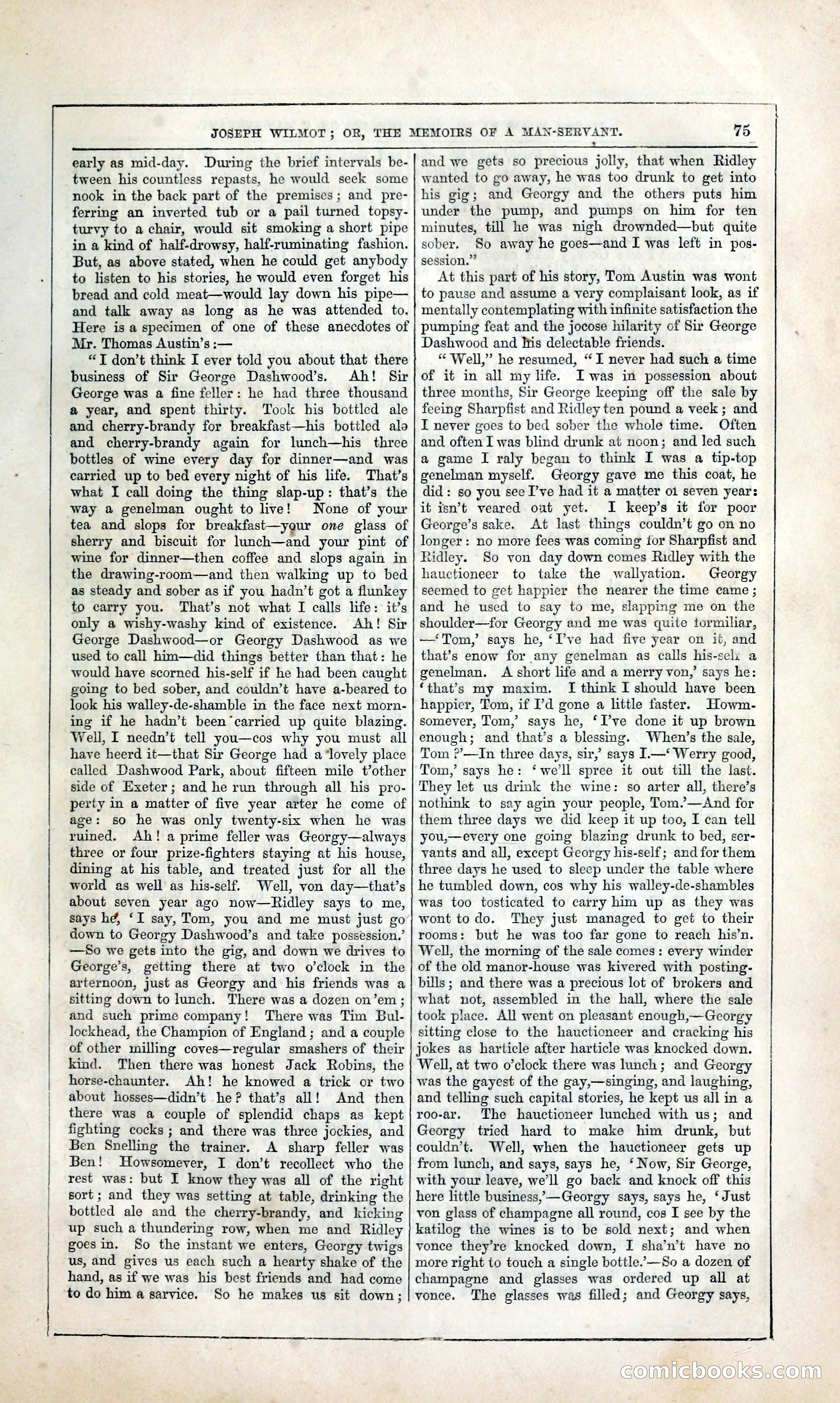 Joseph Wilmot, or, The Memoirs of a Man-Servant — page 88 of 394