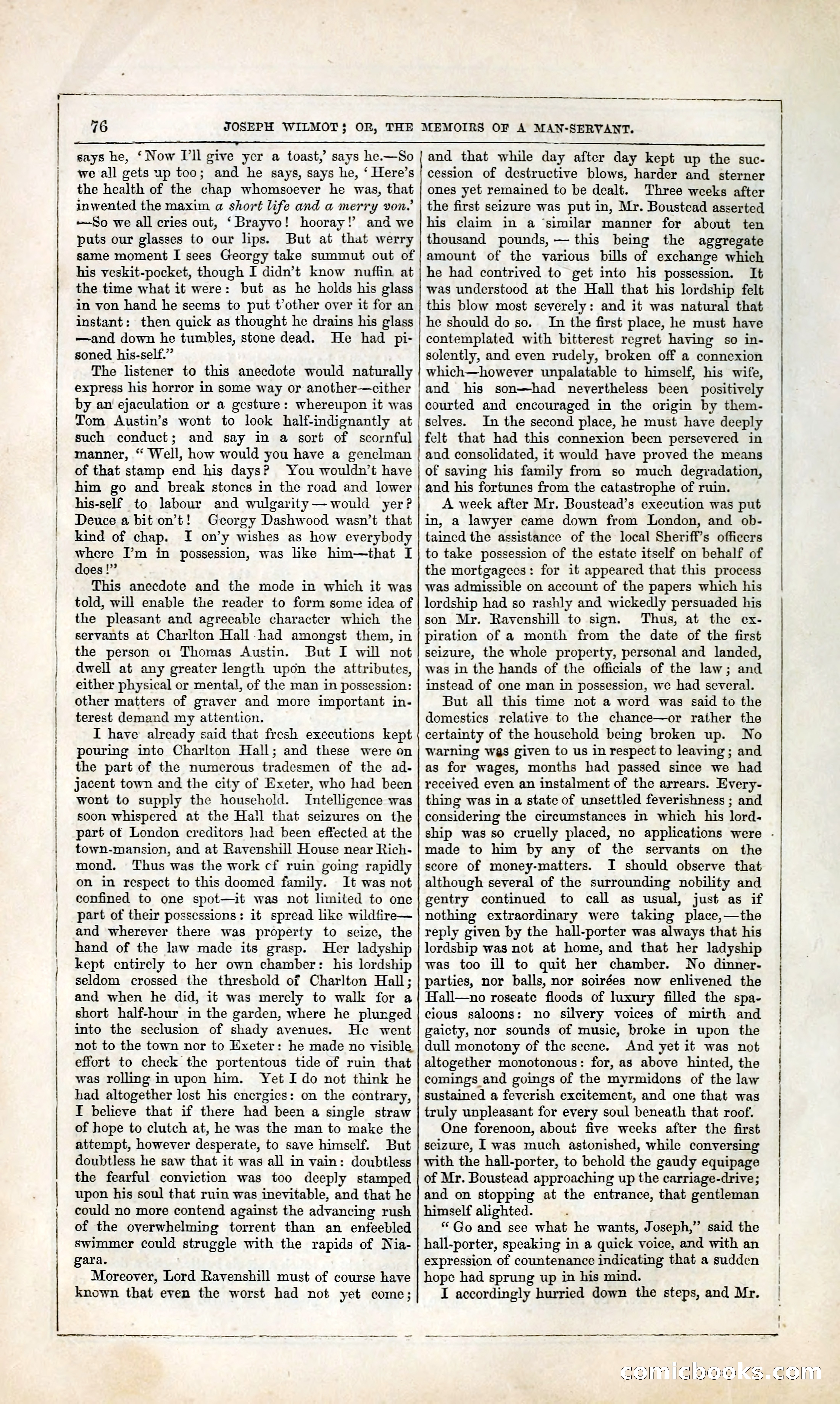 Joseph Wilmot, or, The Memoirs of a Man-Servant — page 89 of 394