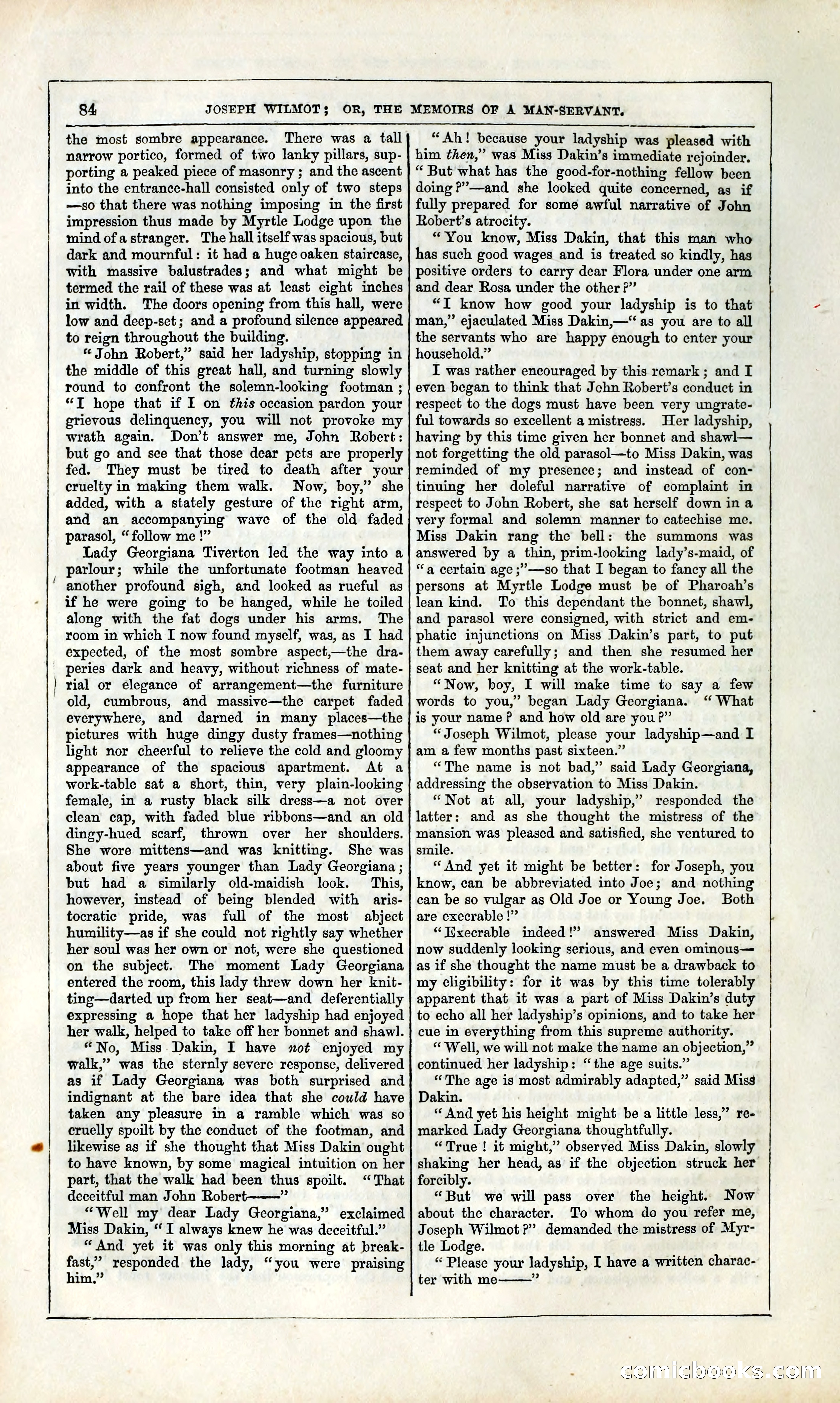 Joseph Wilmot, or, The Memoirs of a Man-Servant — page 97 of 394