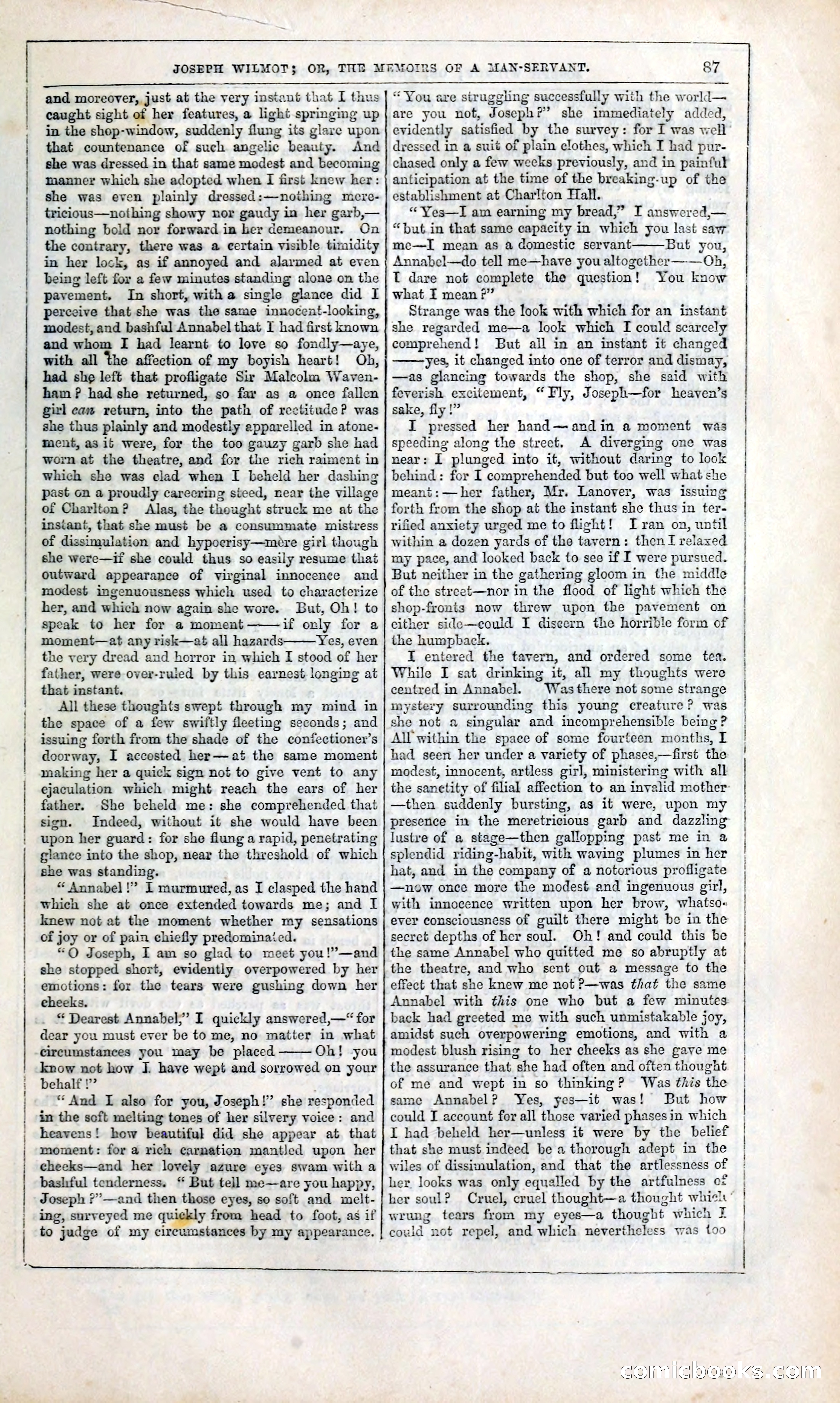 Joseph Wilmot, or, The Memoirs of a Man-Servant — page 100 of 394