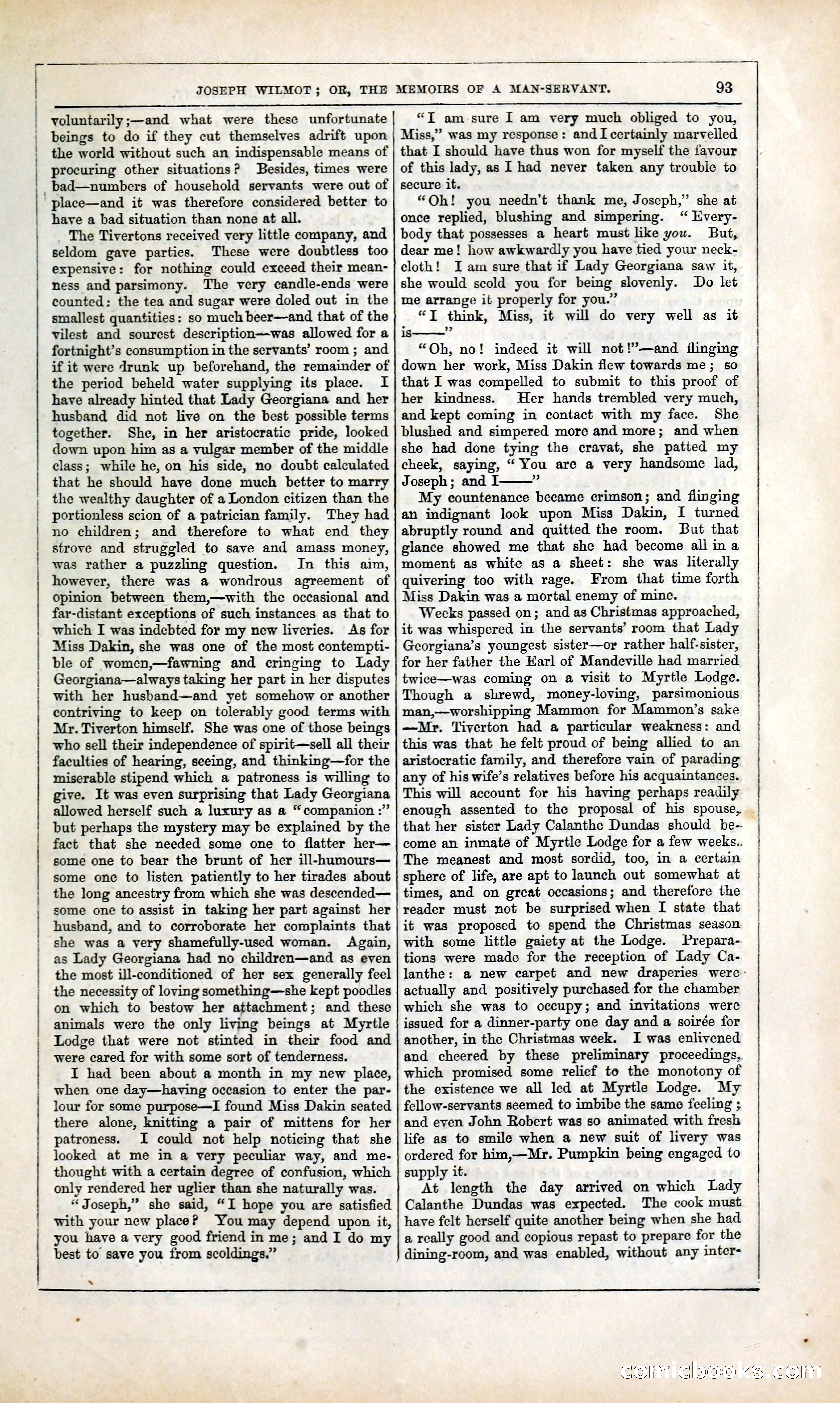 Joseph Wilmot, or, The Memoirs of a Man-Servant — page 106 of 394