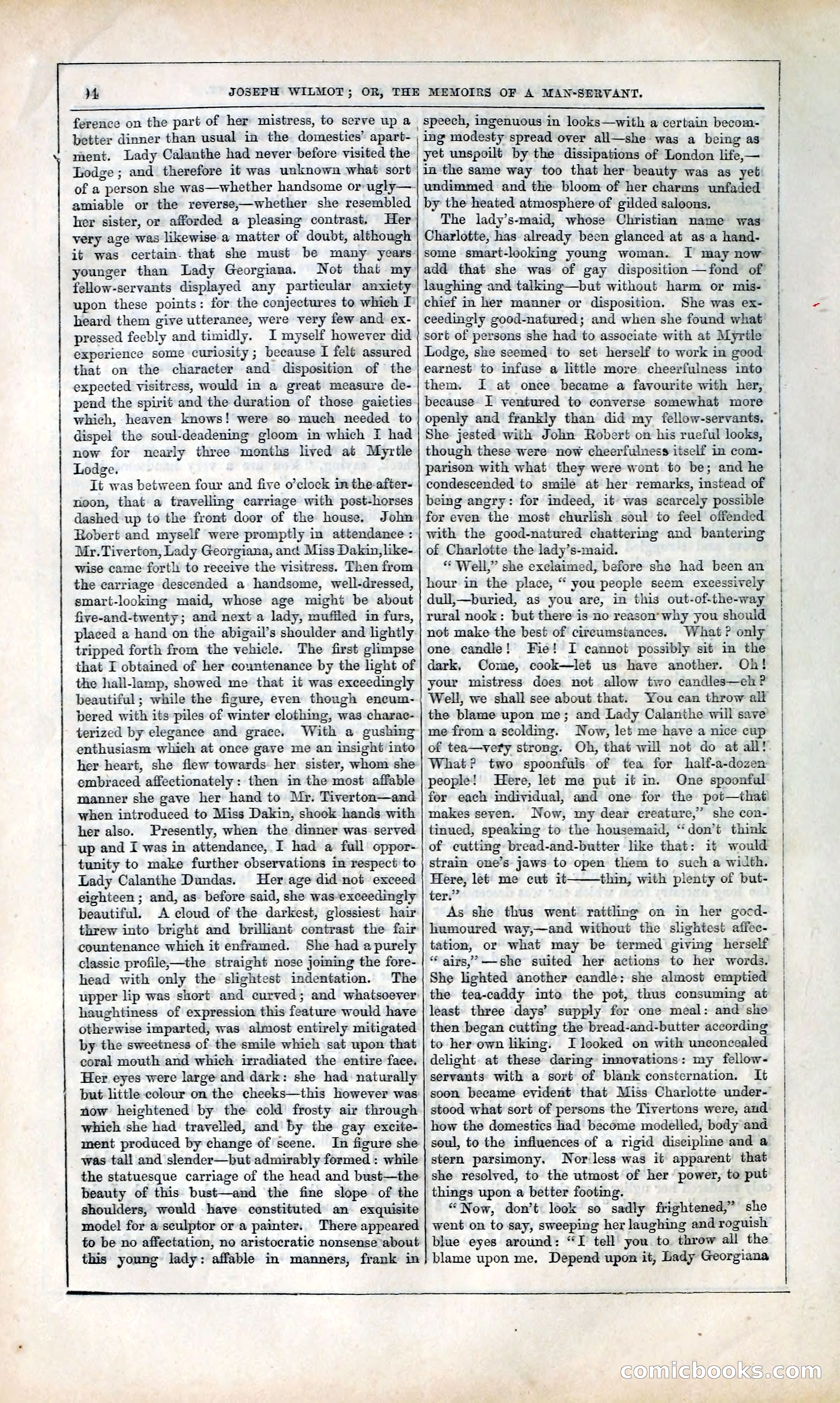Joseph Wilmot, or, The Memoirs of a Man-Servant — page 107 of 394
