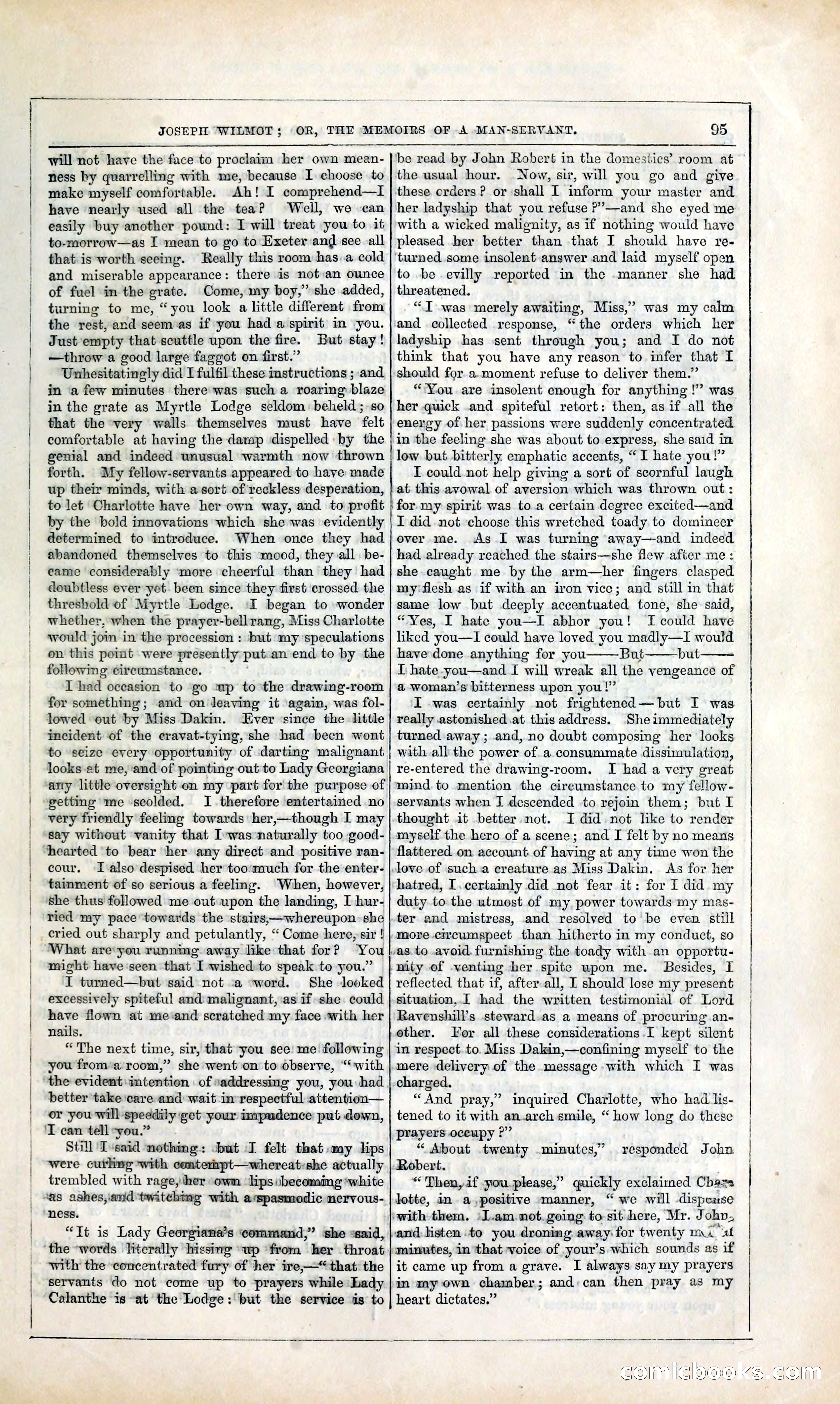 Joseph Wilmot, or, The Memoirs of a Man-Servant — page 108 of 394