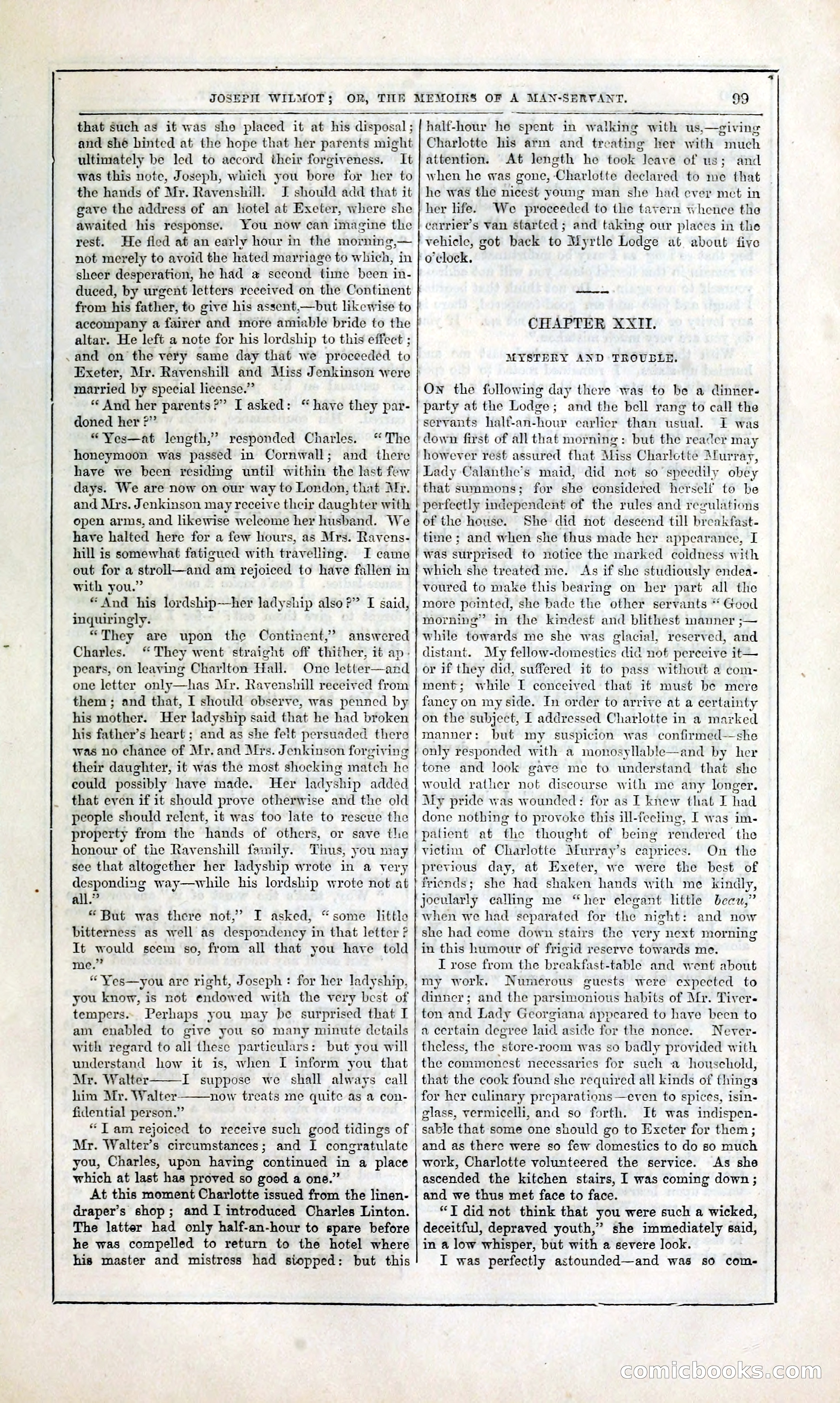 Joseph Wilmot, or, The Memoirs of a Man-Servant — page 112 of 394