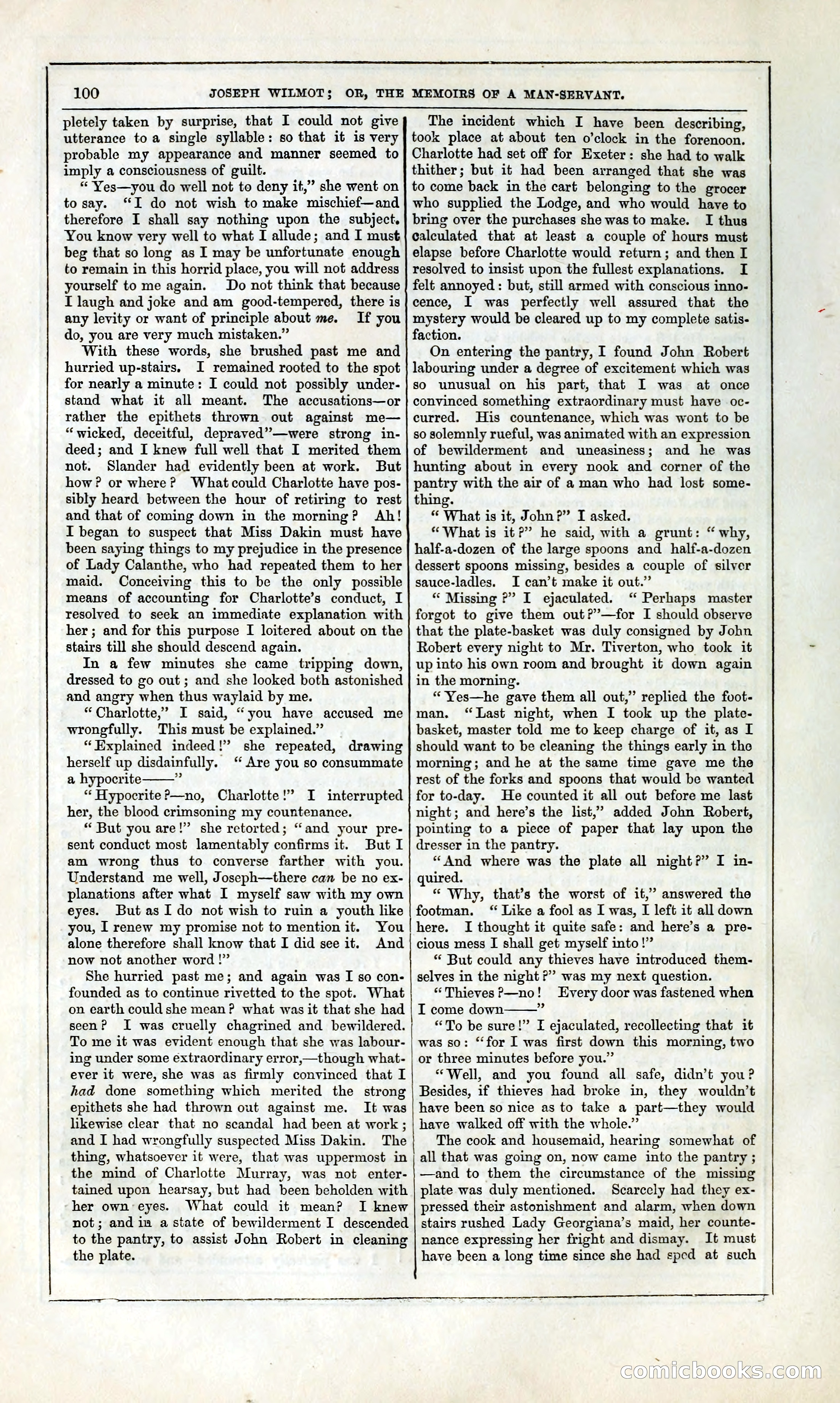 Joseph Wilmot, or, The Memoirs of a Man-Servant — page 113 of 394