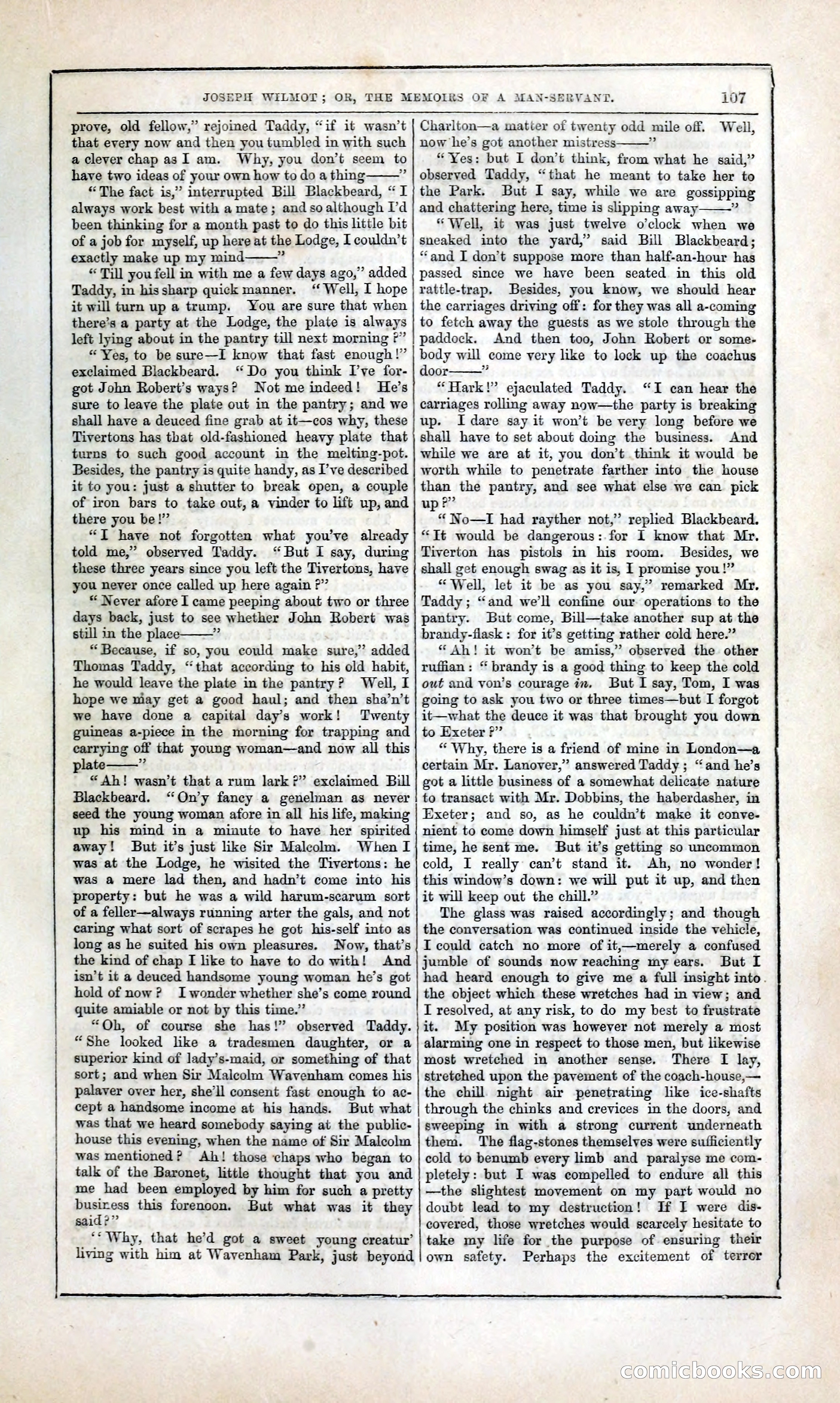 Joseph Wilmot, or, The Memoirs of a Man-Servant — page 120 of 394