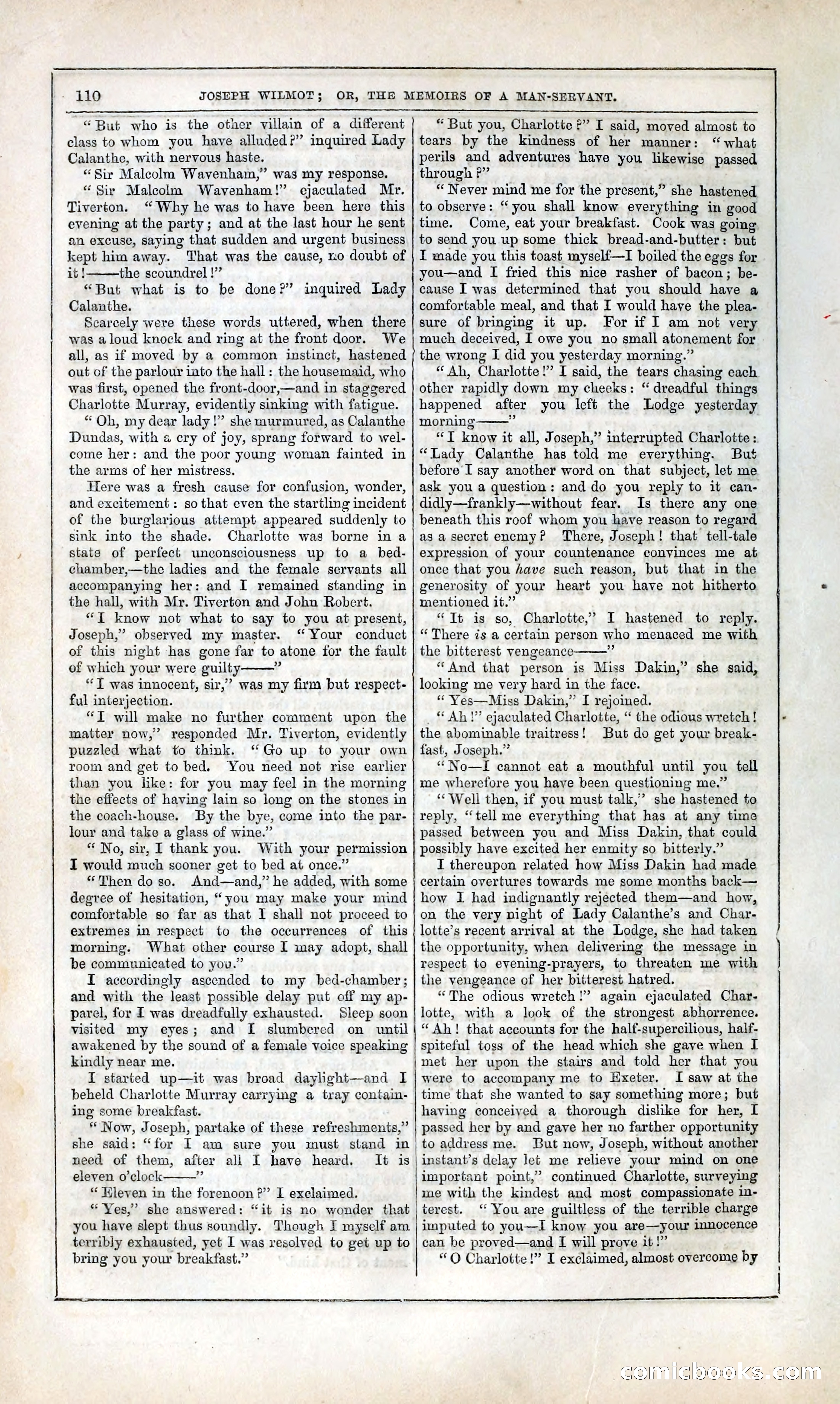 Joseph Wilmot, or, The Memoirs of a Man-Servant — page 123 of 394