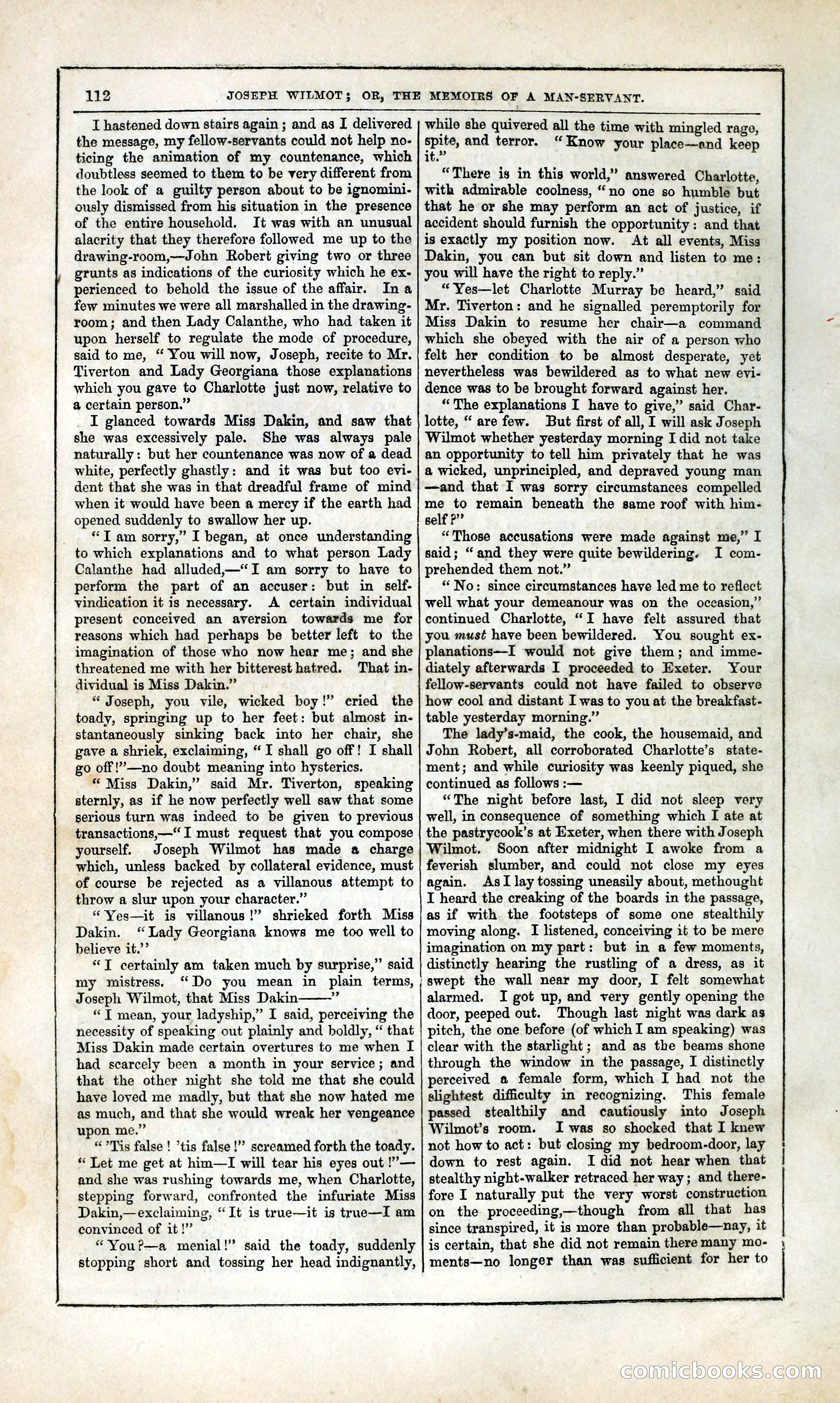 Joseph Wilmot, or, The Memoirs of a Man-Servant — page 125 of 394