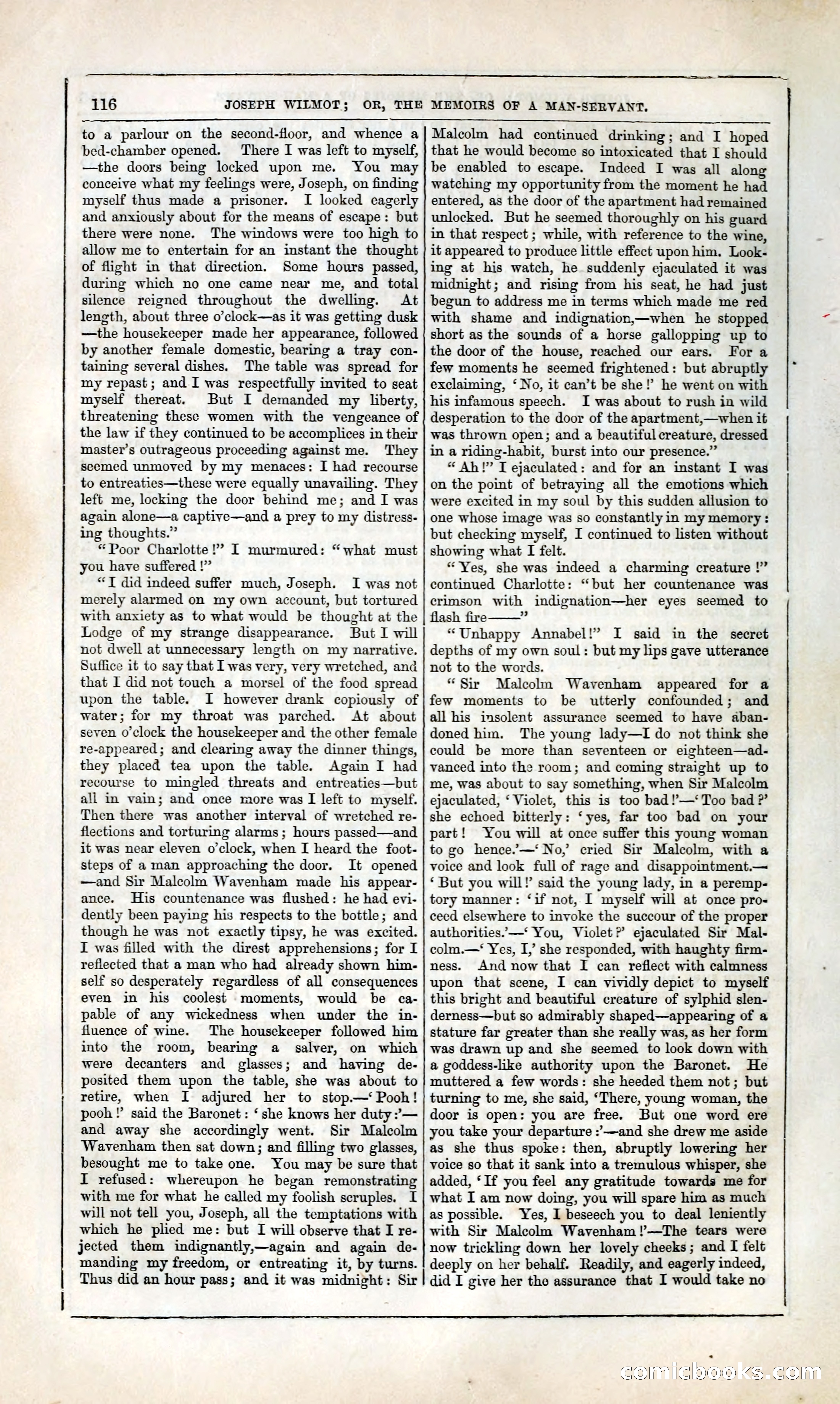 Joseph Wilmot, or, The Memoirs of a Man-Servant — page 129 of 394