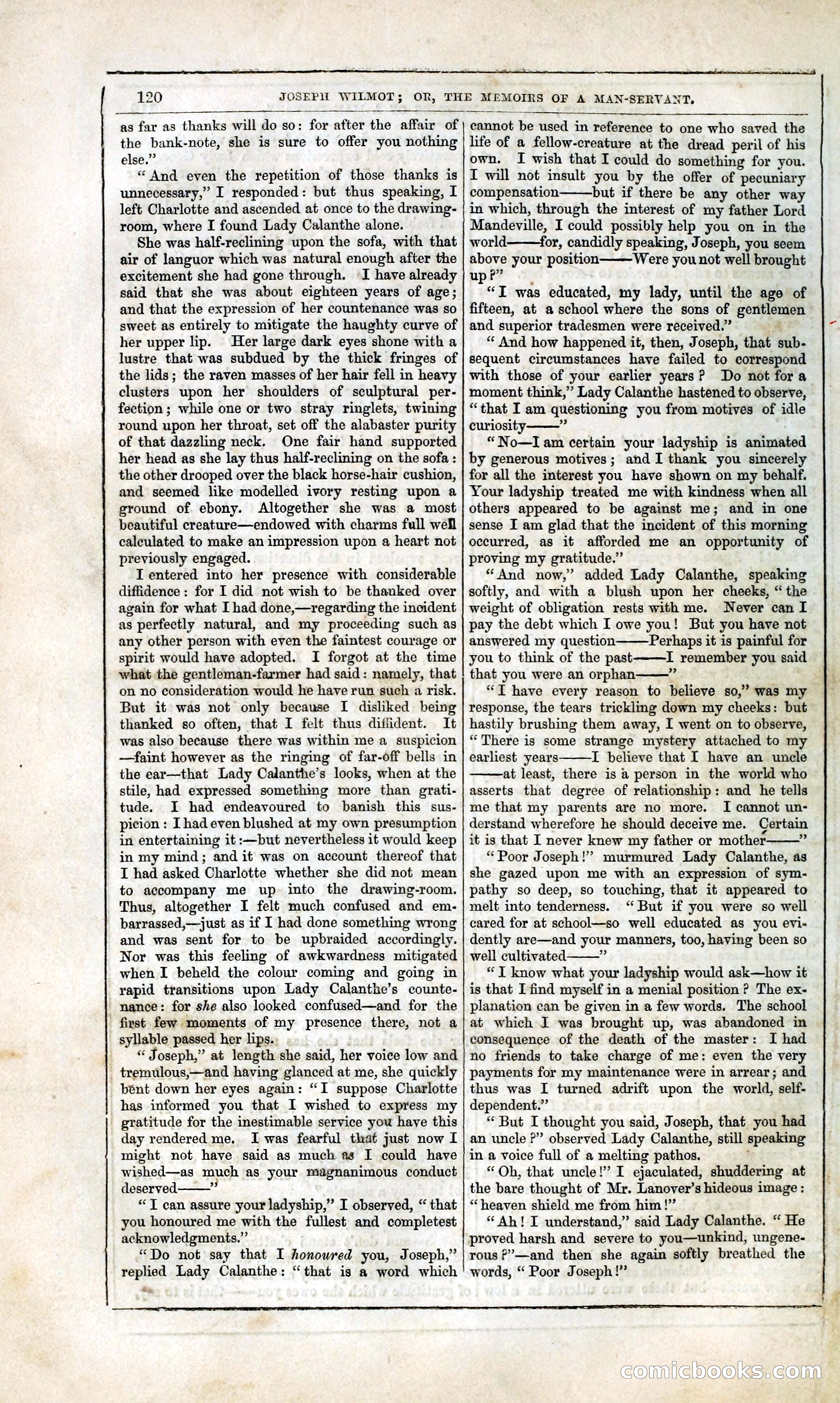 Joseph Wilmot, or, The Memoirs of a Man-Servant — page 133 of 394
