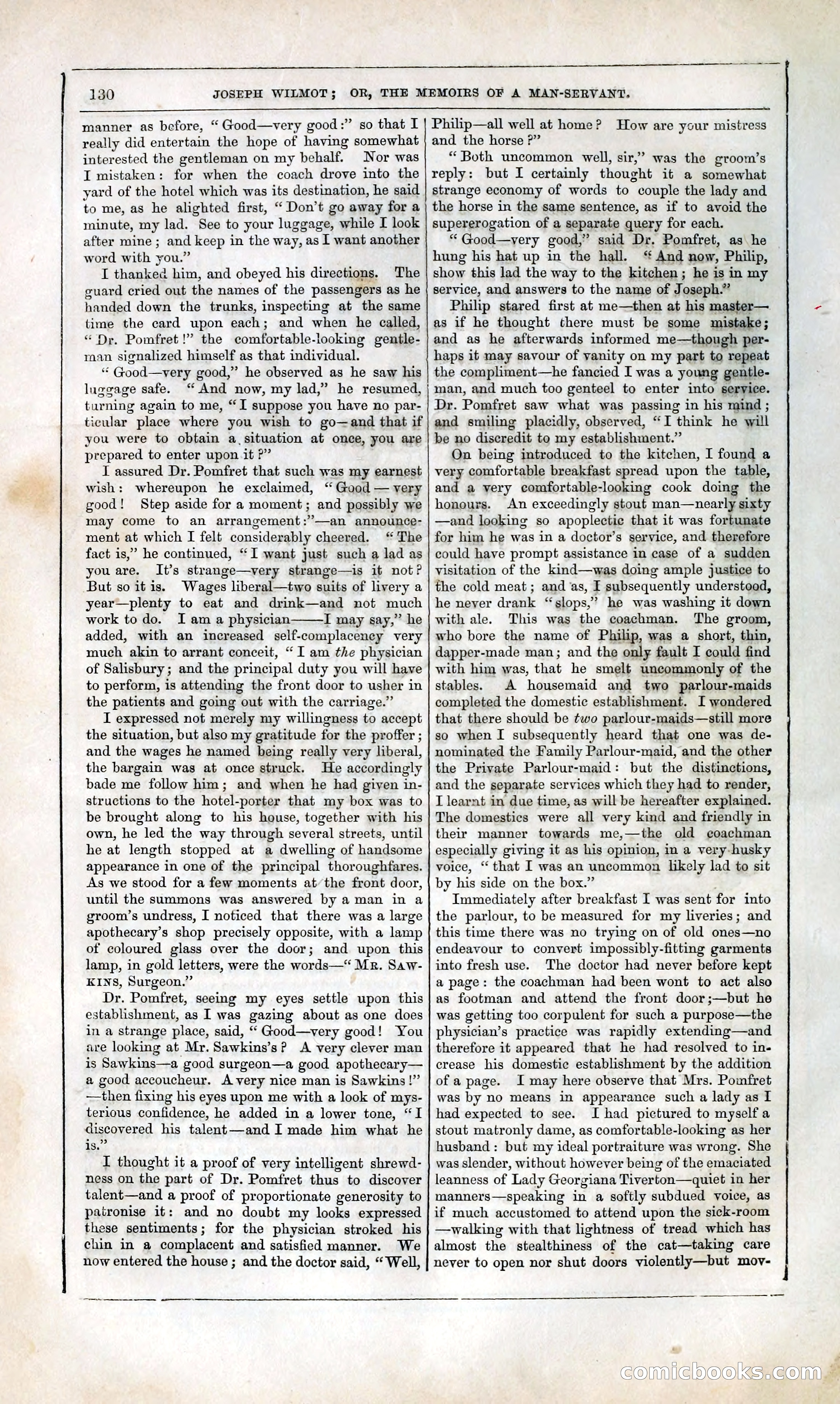 Joseph Wilmot, or, The Memoirs of a Man-Servant — page 143 of 394