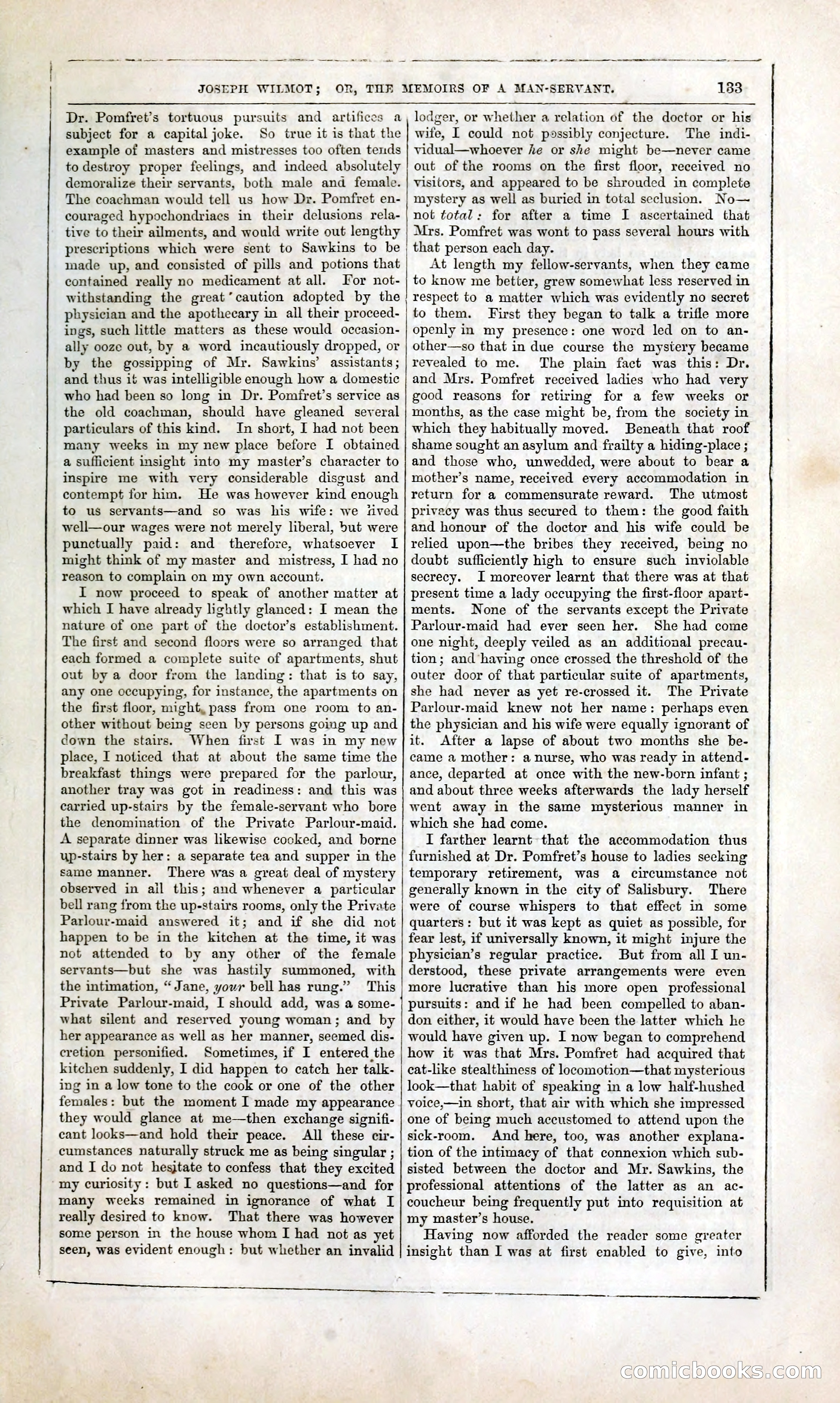 Joseph Wilmot, or, The Memoirs of a Man-Servant — page 146 of 394