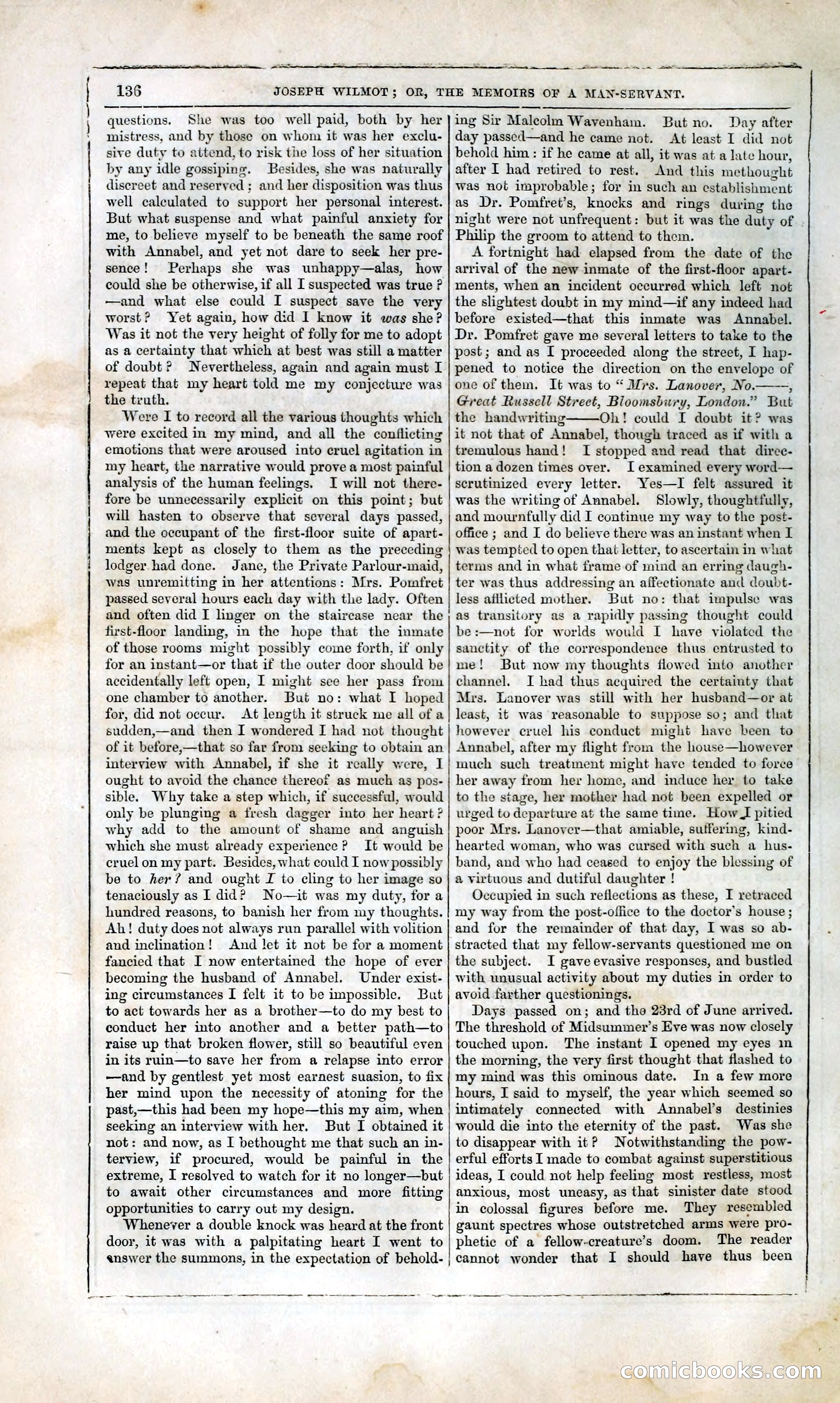 Joseph Wilmot, or, The Memoirs of a Man-Servant — page 149 of 394