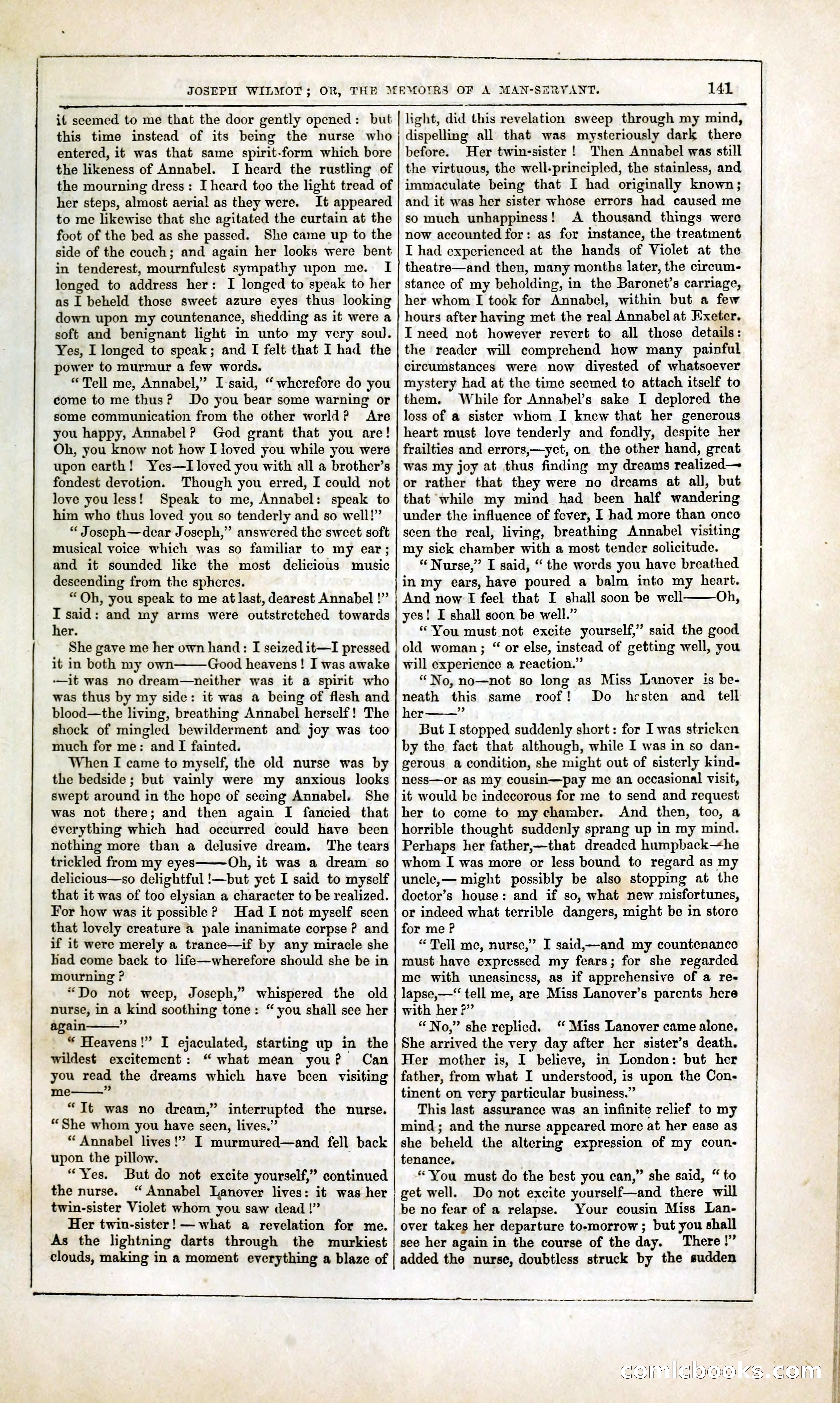 Joseph Wilmot, or, The Memoirs of a Man-Servant — page 154 of 394