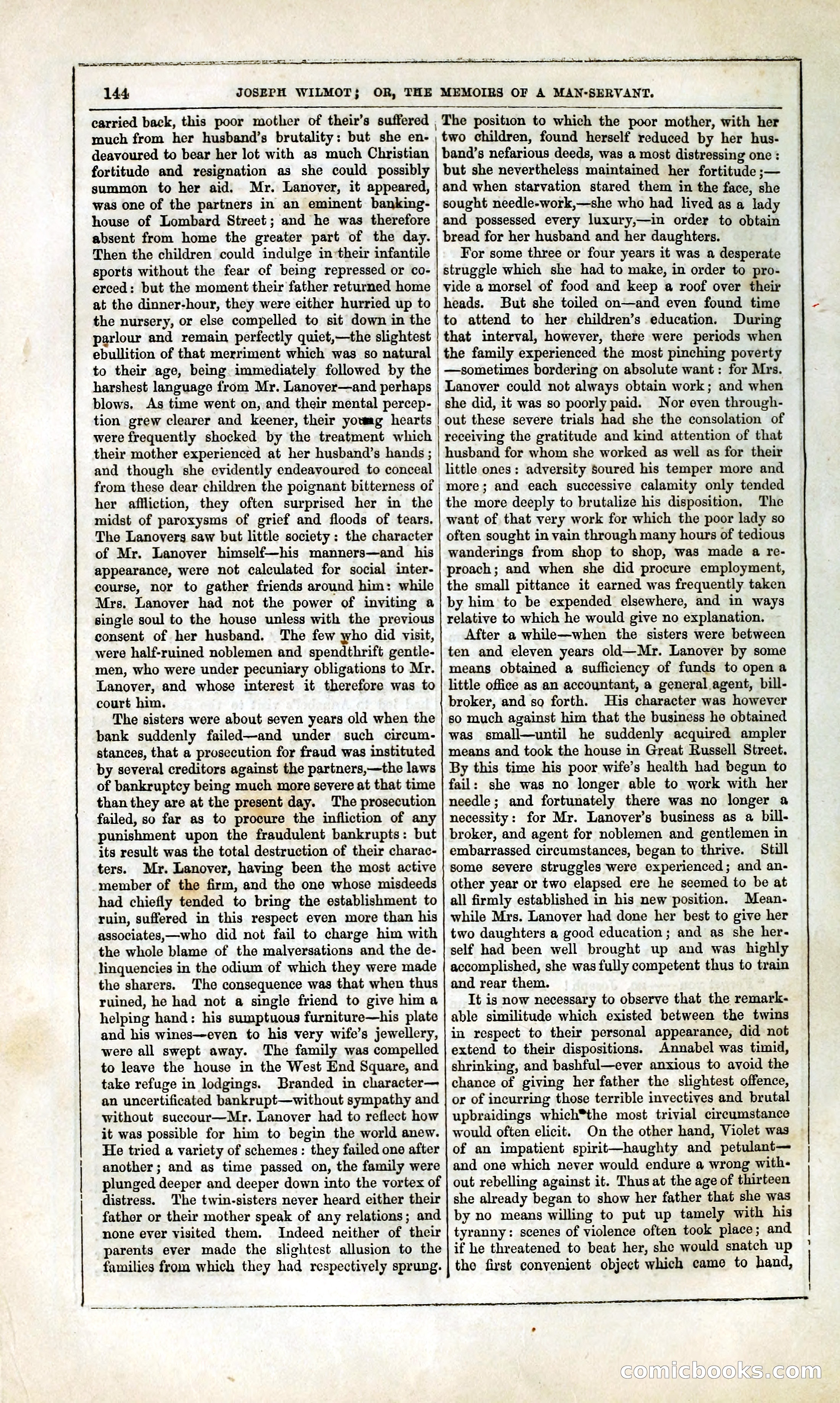 Joseph Wilmot, or, The Memoirs of a Man-Servant — page 157 of 394