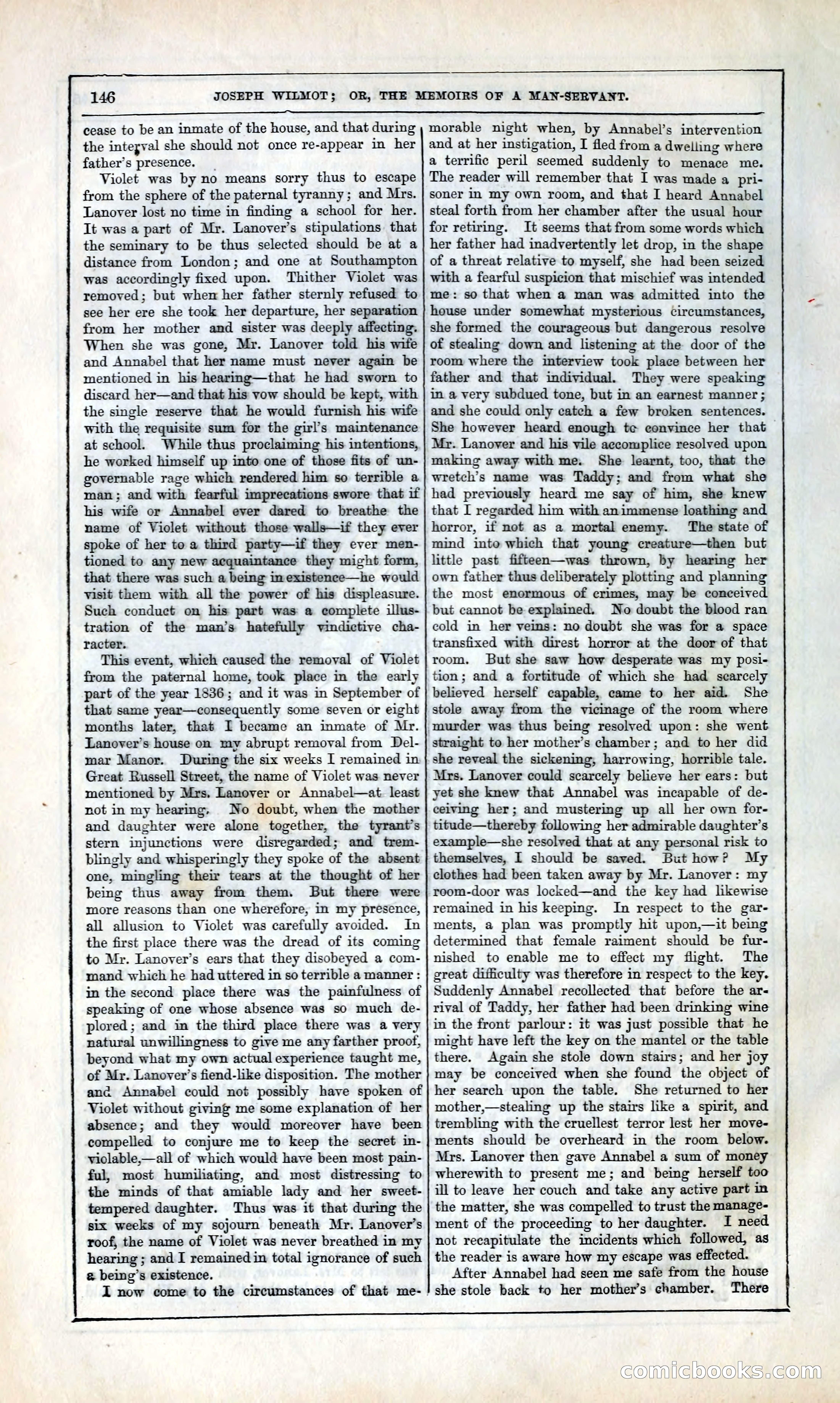 Joseph Wilmot, or, The Memoirs of a Man-Servant — page 159 of 394