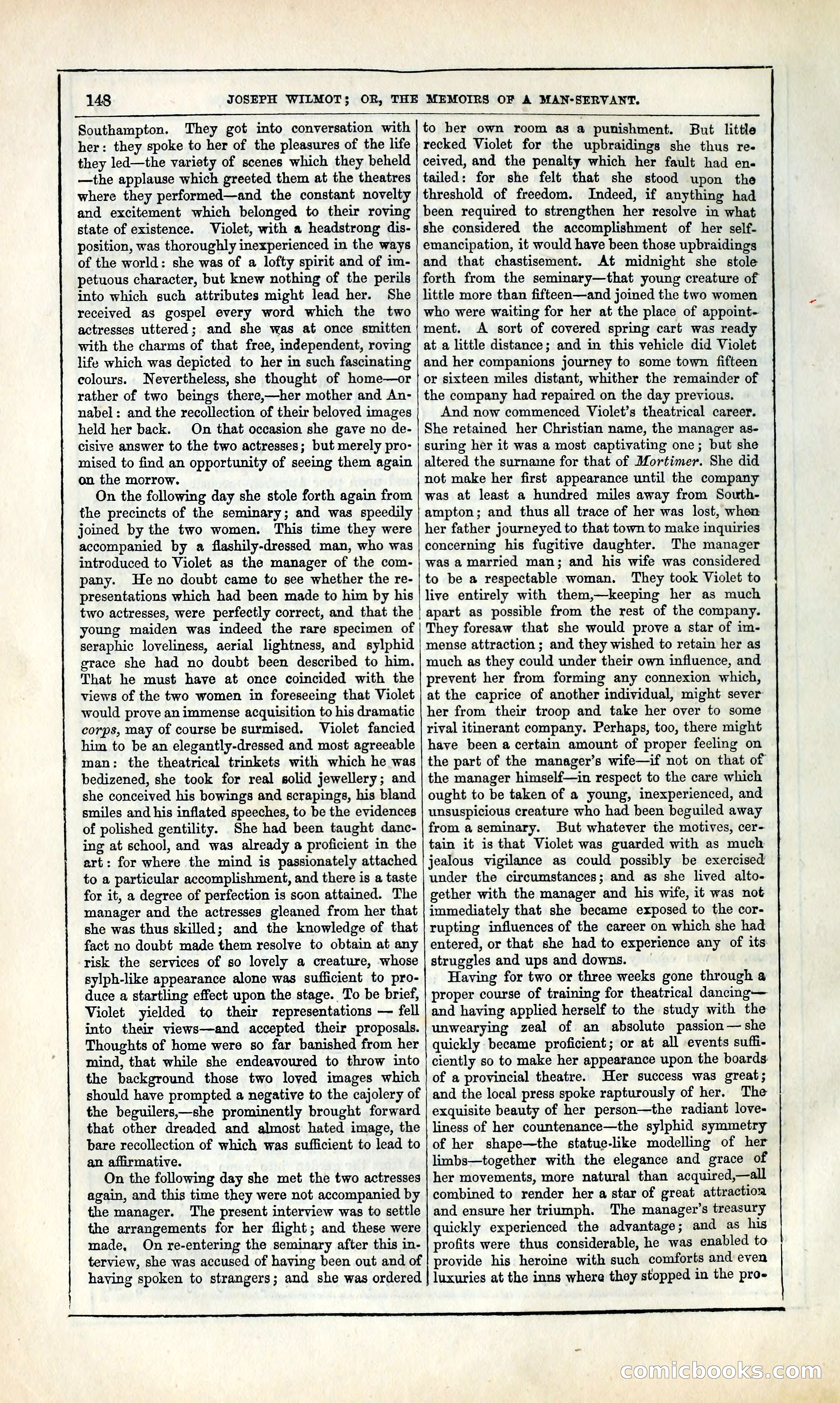 Joseph Wilmot, or, The Memoirs of a Man-Servant — page 161 of 394