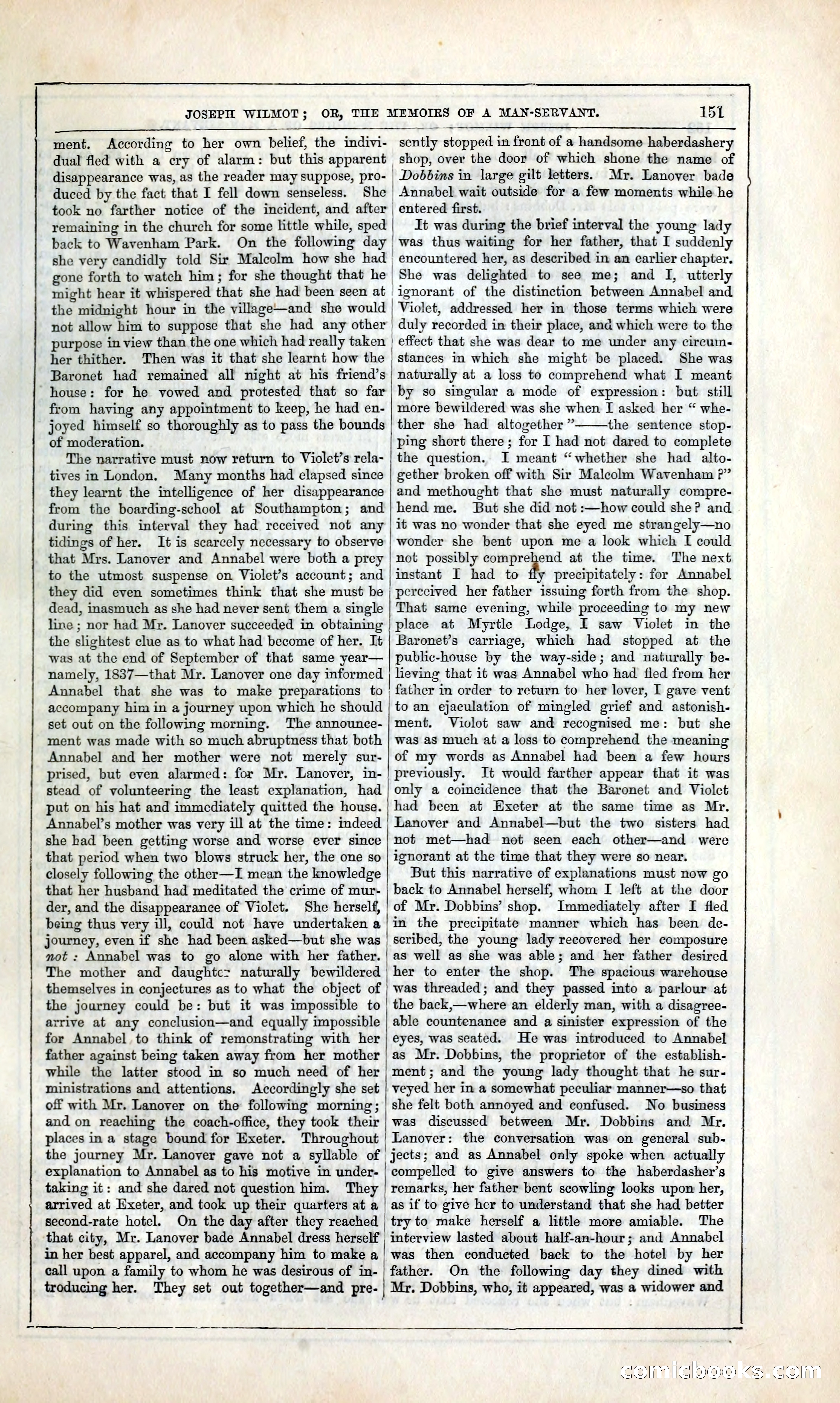 Joseph Wilmot, or, The Memoirs of a Man-Servant — page 164 of 394