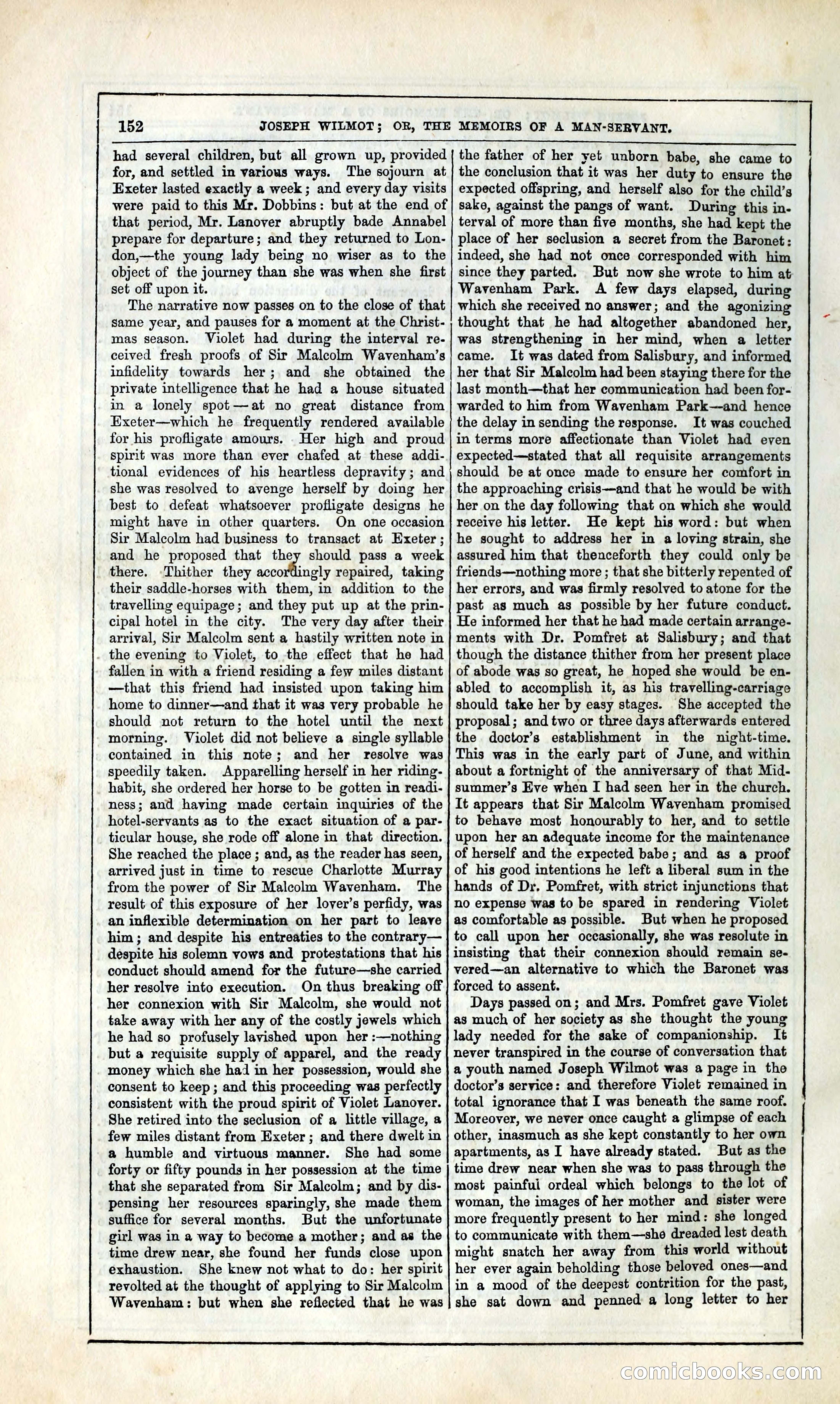 Joseph Wilmot, or, The Memoirs of a Man-Servant — page 165 of 394