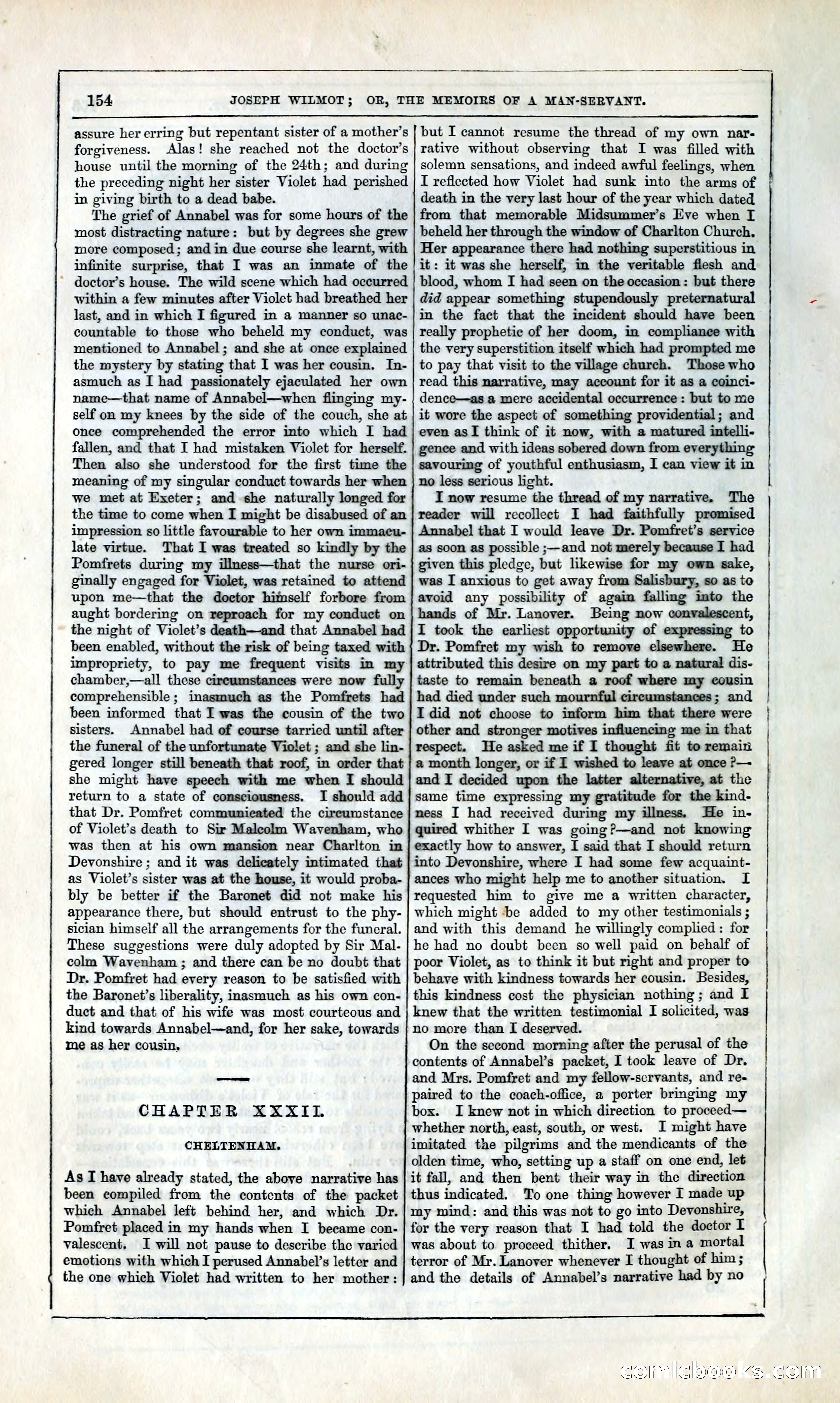 Joseph Wilmot, or, The Memoirs of a Man-Servant — page 167 of 394