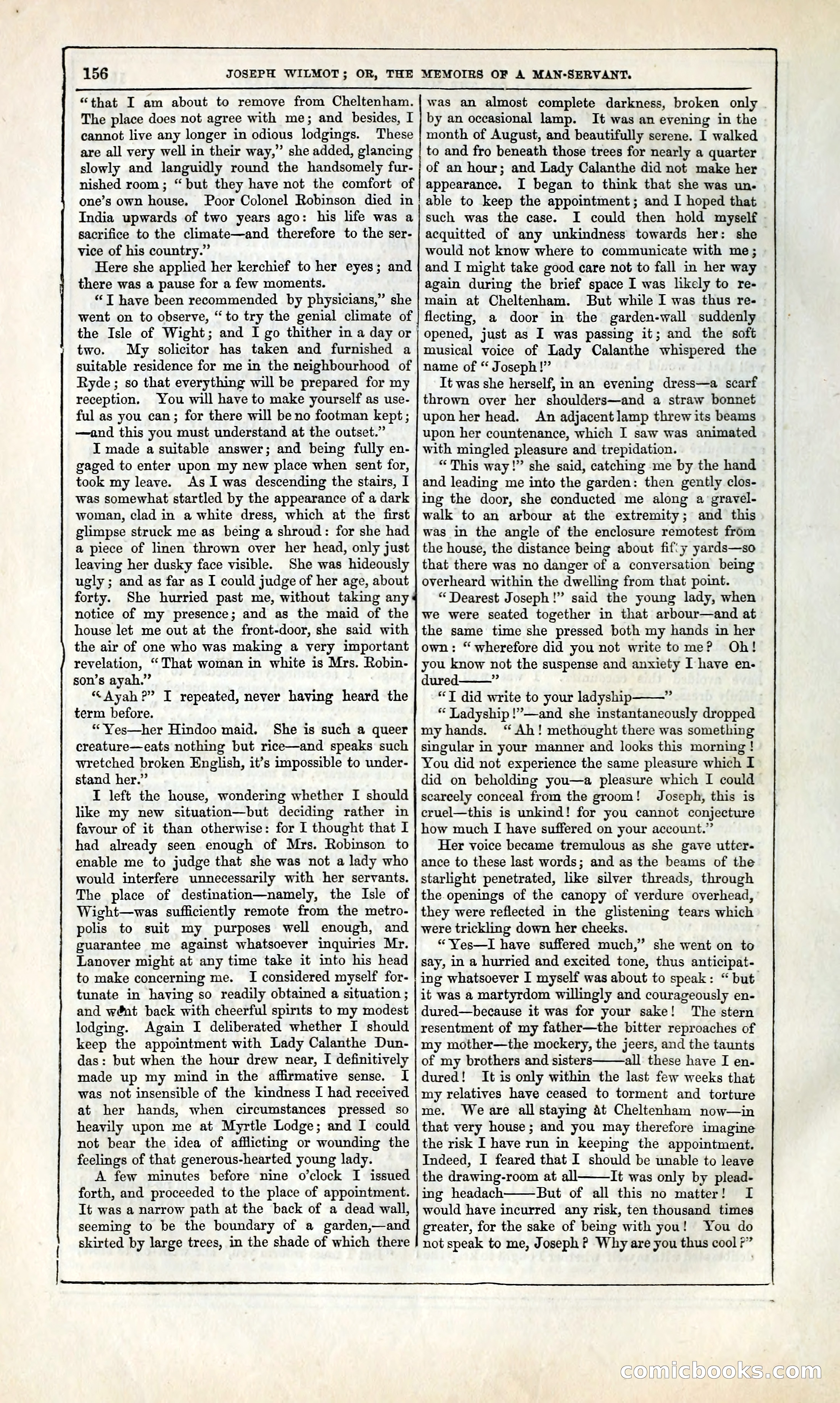 Joseph Wilmot, or, The Memoirs of a Man-Servant — page 169 of 394