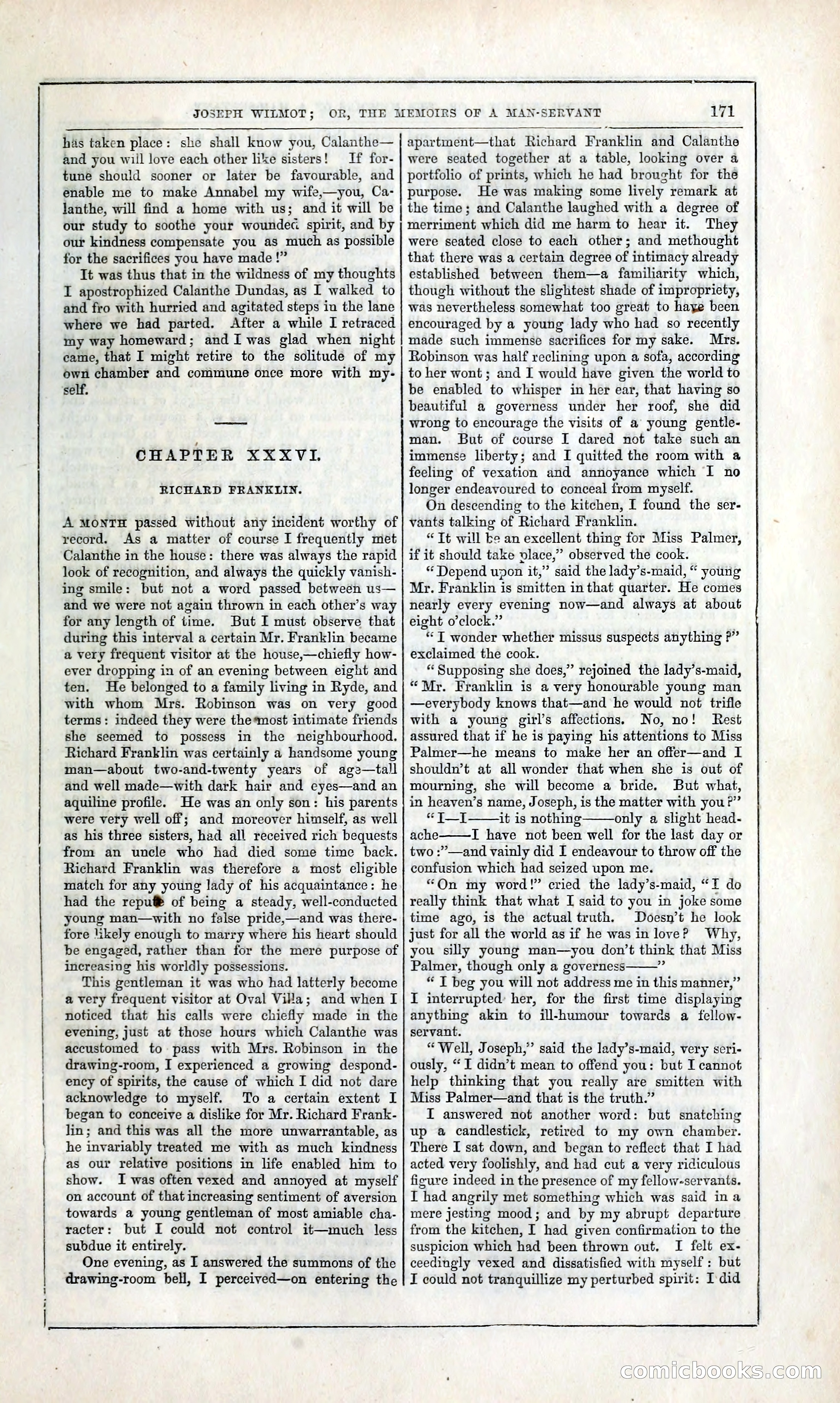 Joseph Wilmot, or, The Memoirs of a Man-Servant — page 184 of 394