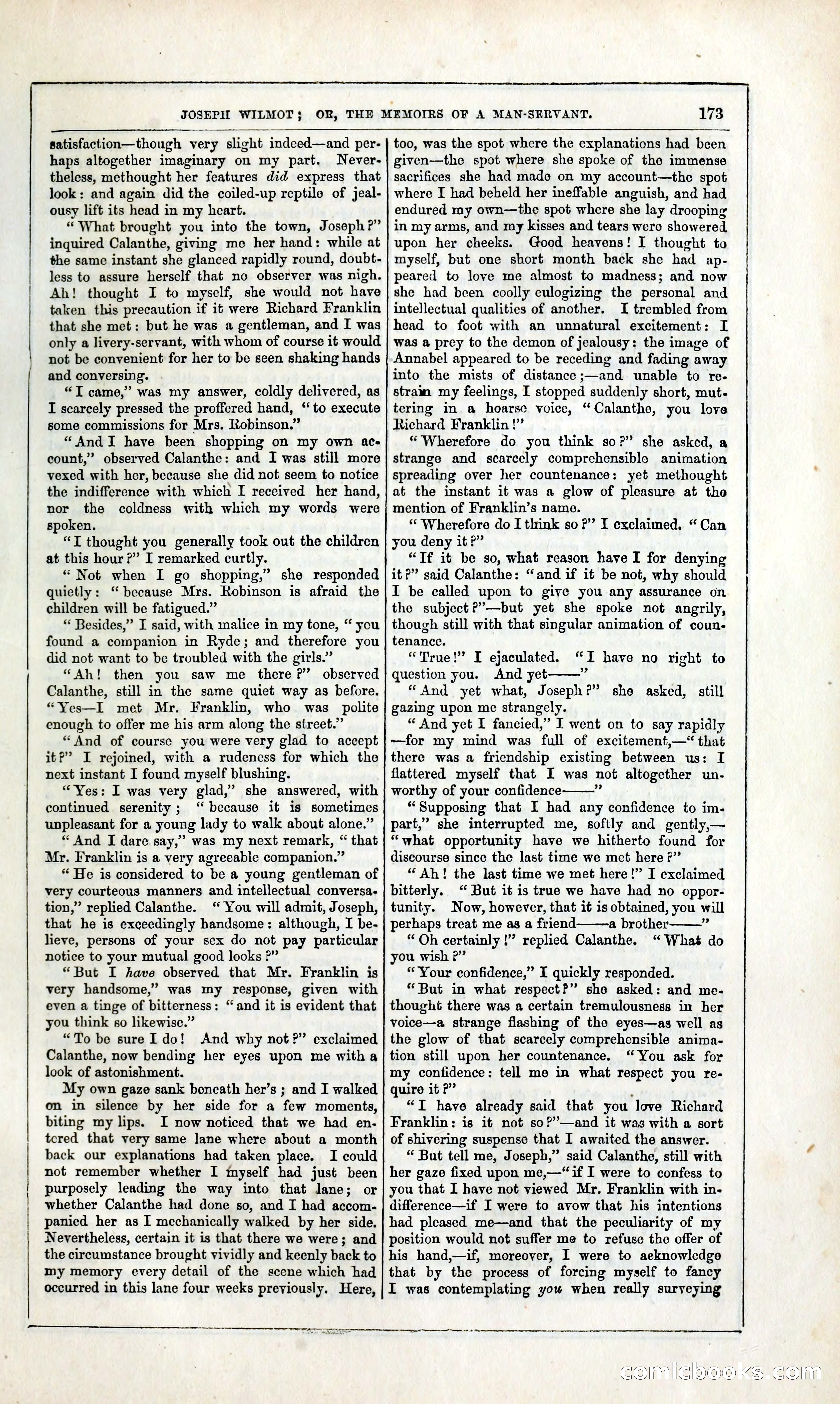 Joseph Wilmot, or, The Memoirs of a Man-Servant — page 186 of 394