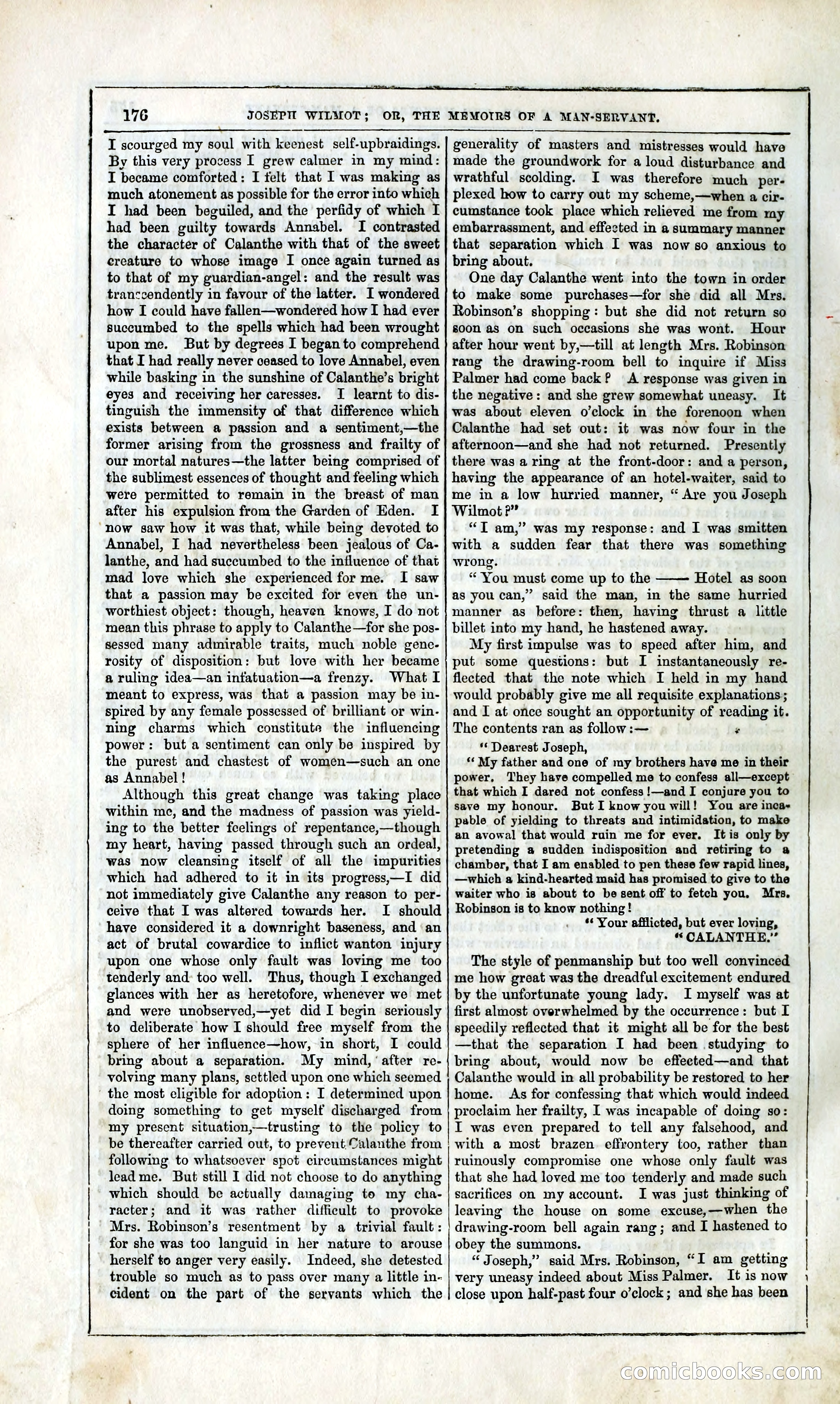 Joseph Wilmot, or, The Memoirs of a Man-Servant — page 189 of 394
