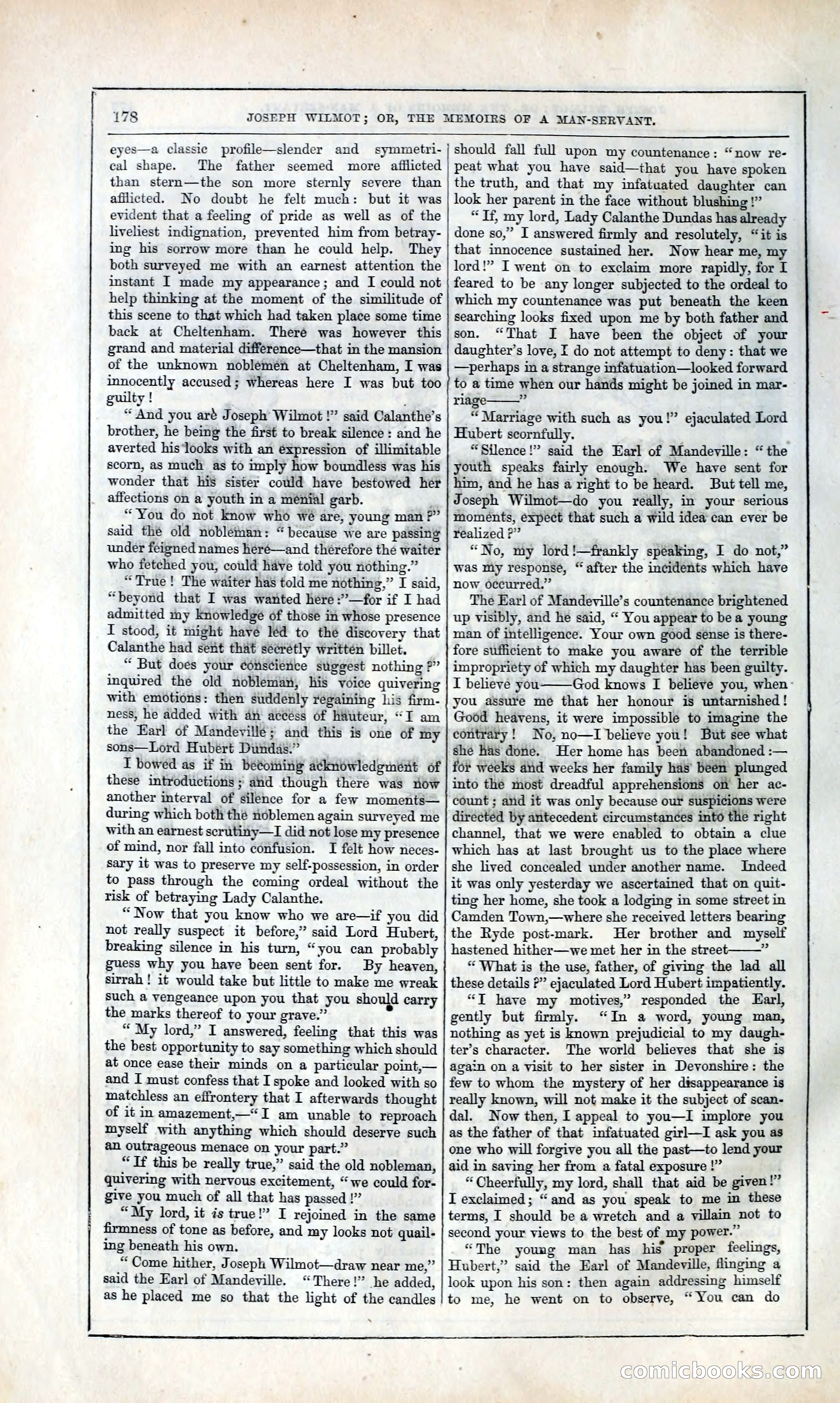 Joseph Wilmot, or, The Memoirs of a Man-Servant — page 191 of 394