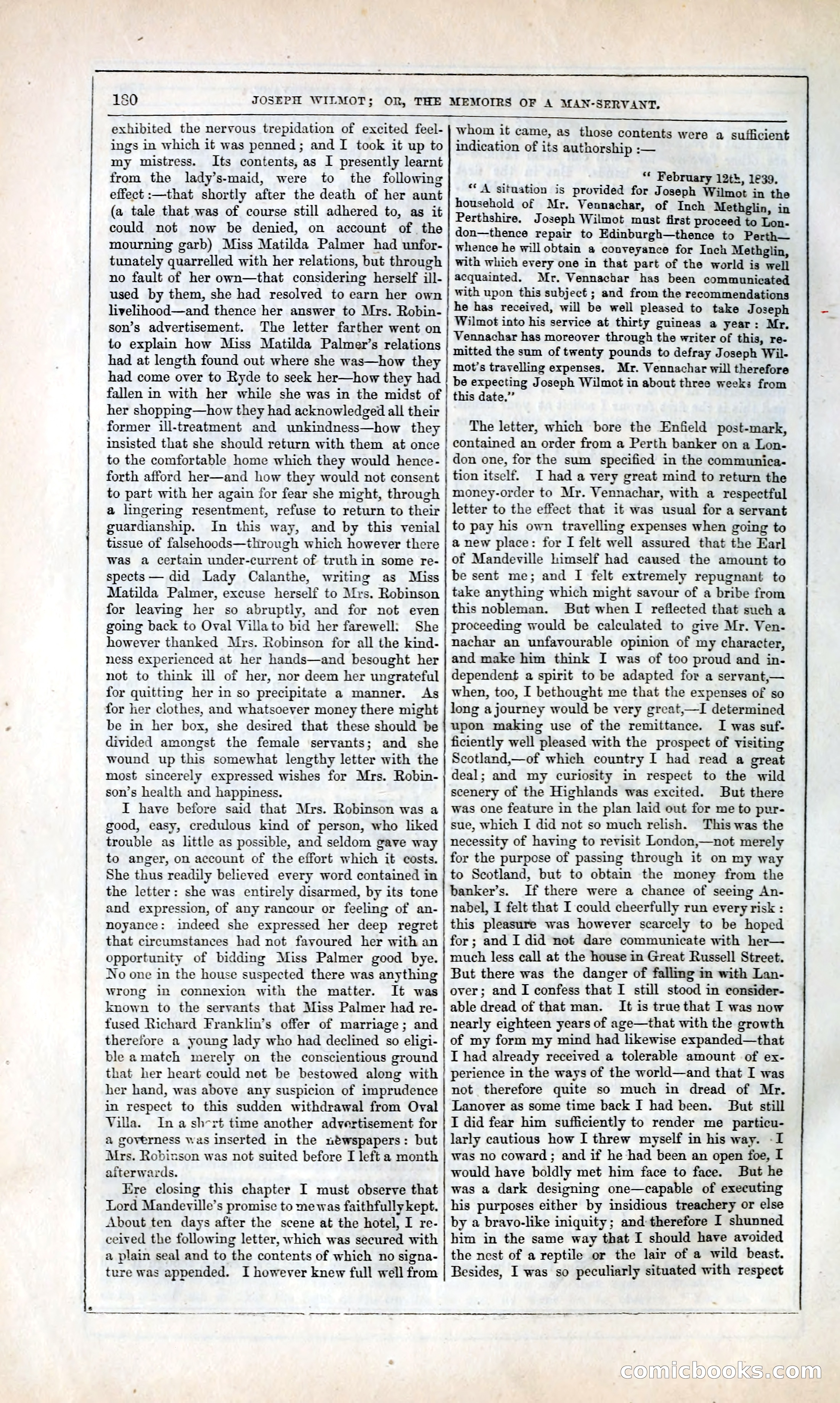 Joseph Wilmot, or, The Memoirs of a Man-Servant — page 193 of 394