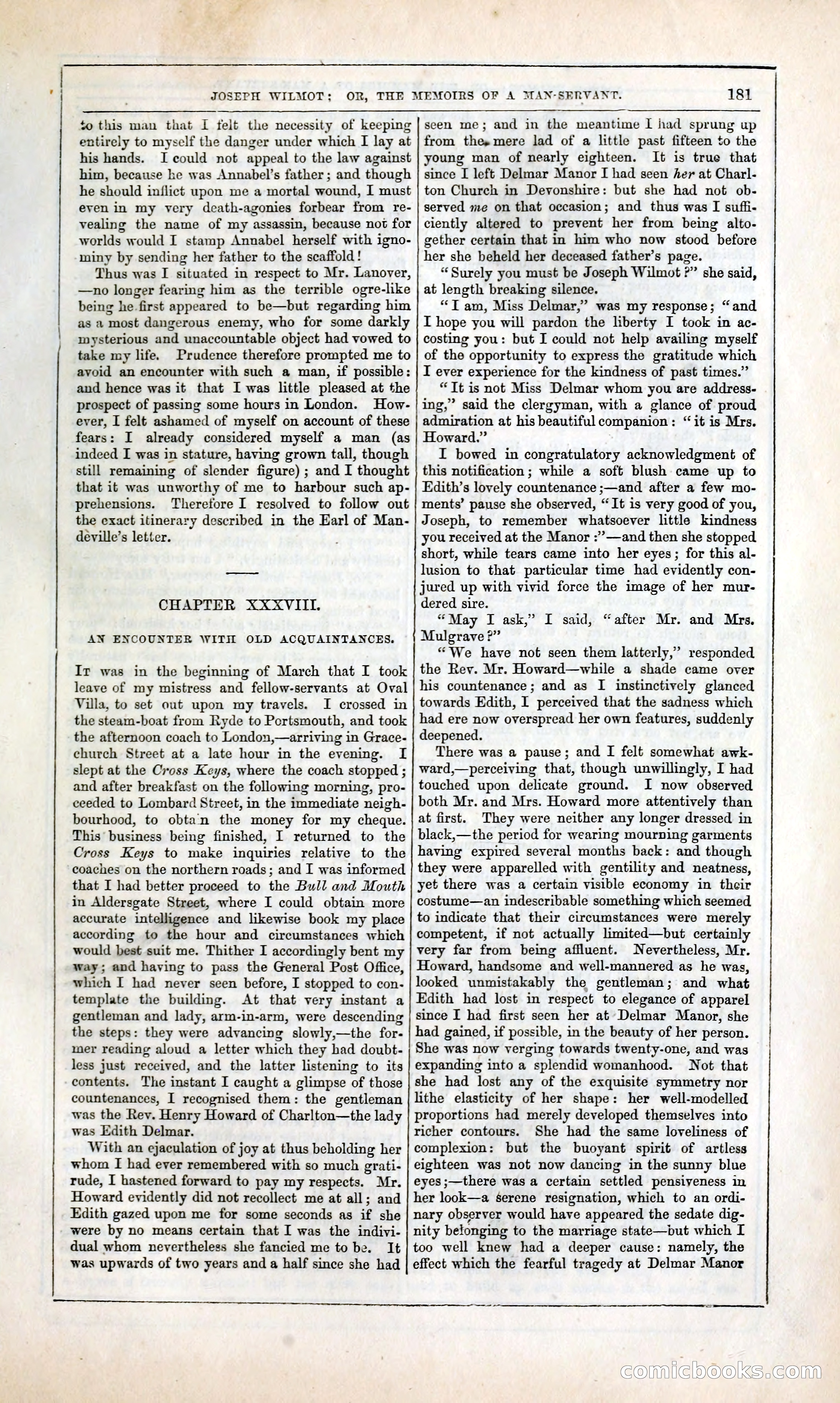 Joseph Wilmot, or, The Memoirs of a Man-Servant — page 194 of 394