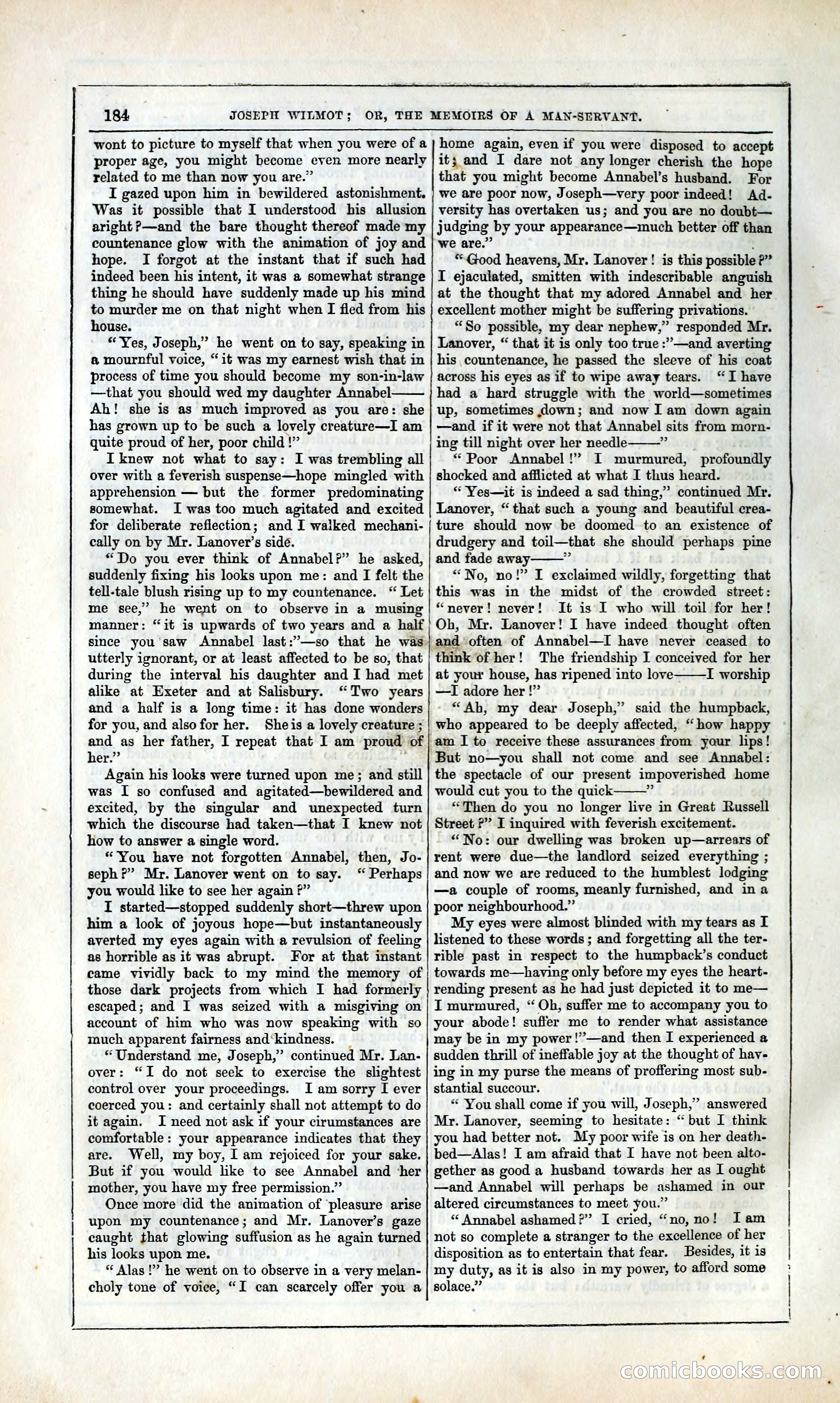 Joseph Wilmot, or, The Memoirs of a Man-Servant — page 197 of 394