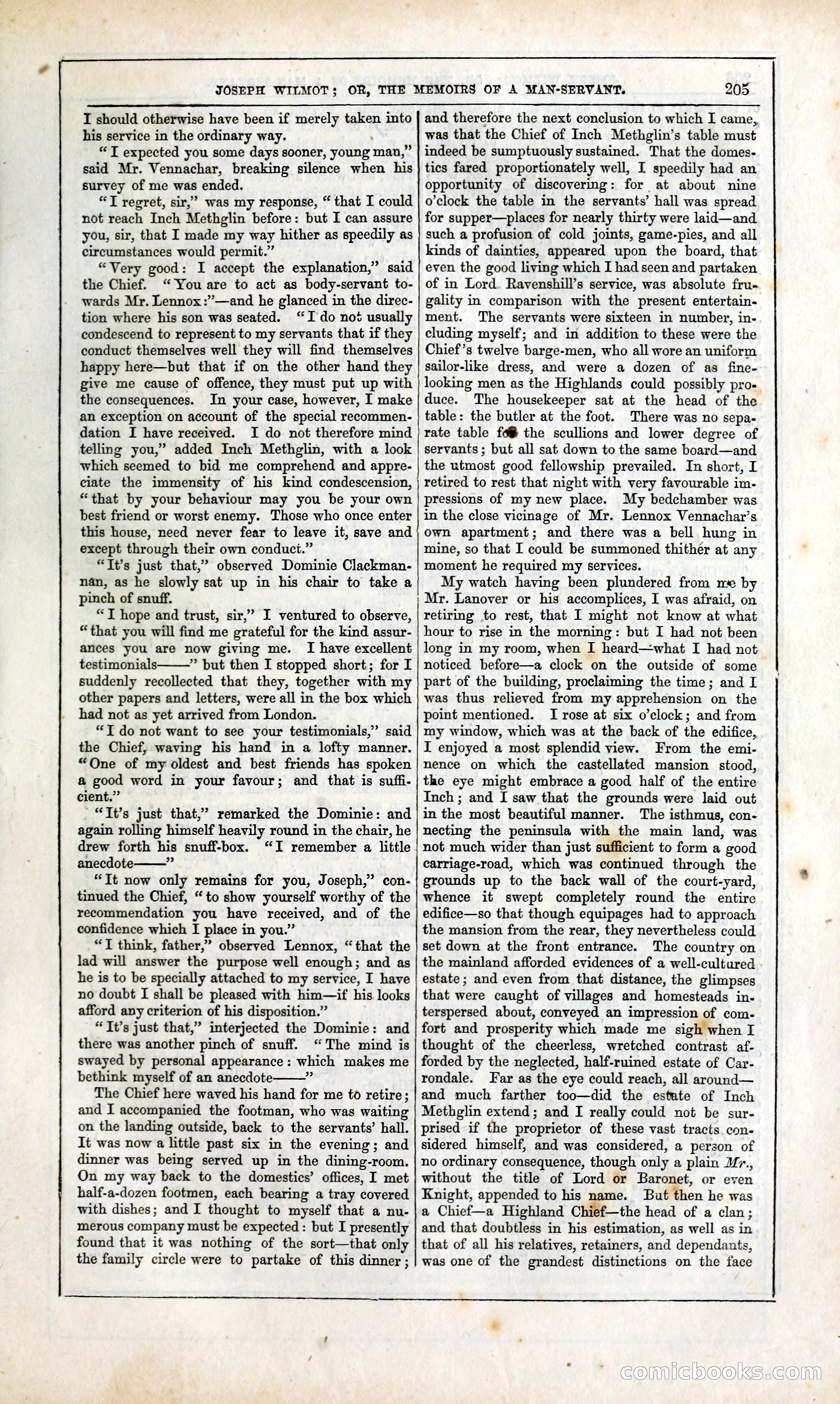 Joseph Wilmot, or, The Memoirs of a Man-Servant — page 218 of 394